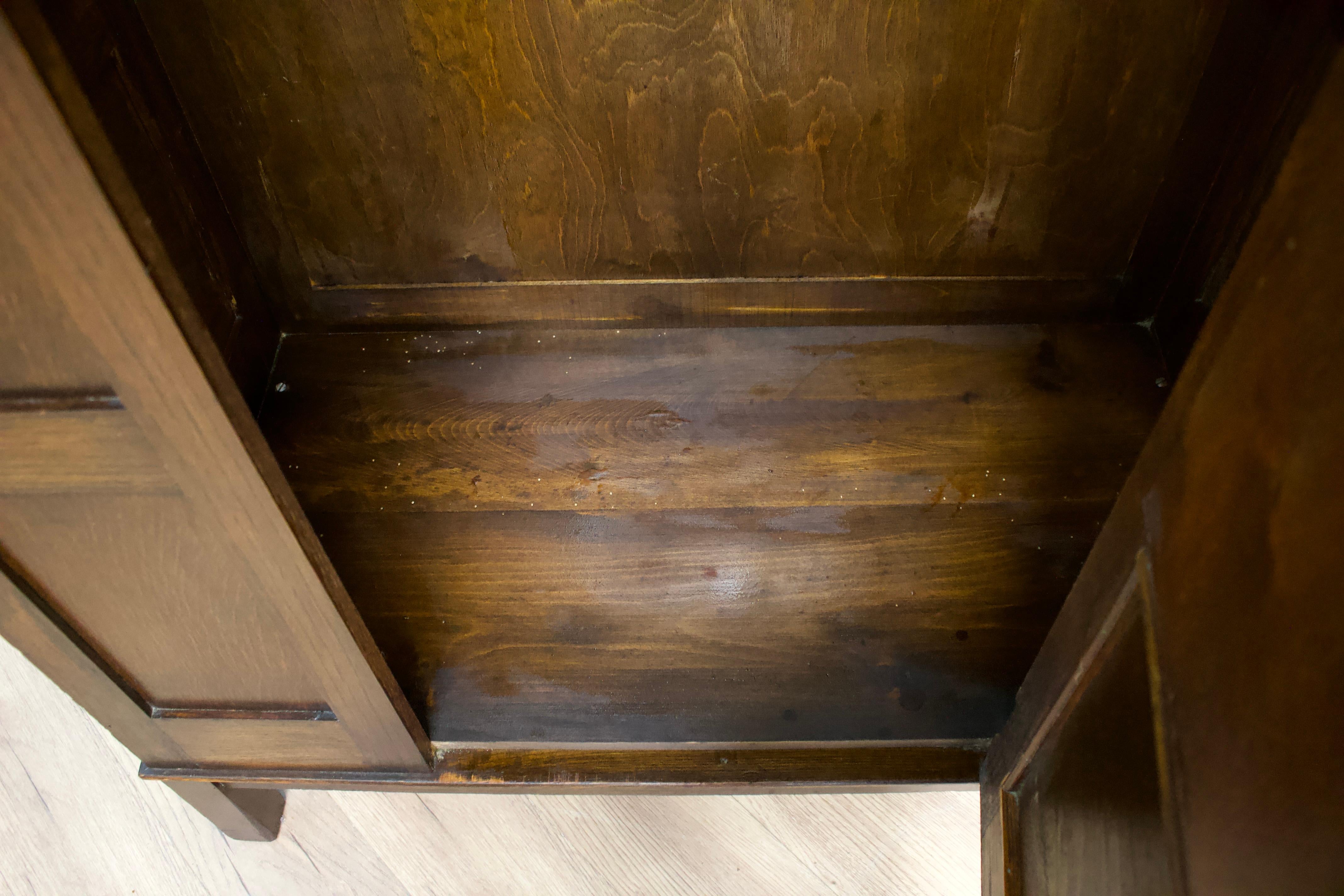 Hall Robe-Schrank oder Kleiderschrank aus Eiche, 1920er Jahre, Vintage (Holz) im Angebot