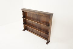 Vintage Oak Hanging Plate Rack, Wall Shelves, Scotland 1930, B2191A