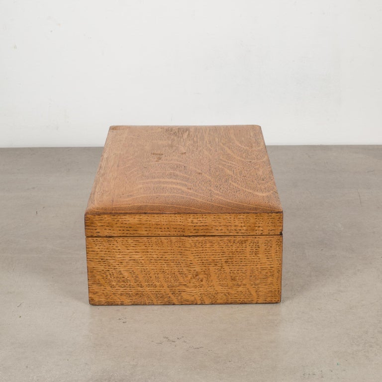 Vintage Oak Humidor, circa 1940 at 1stDibs