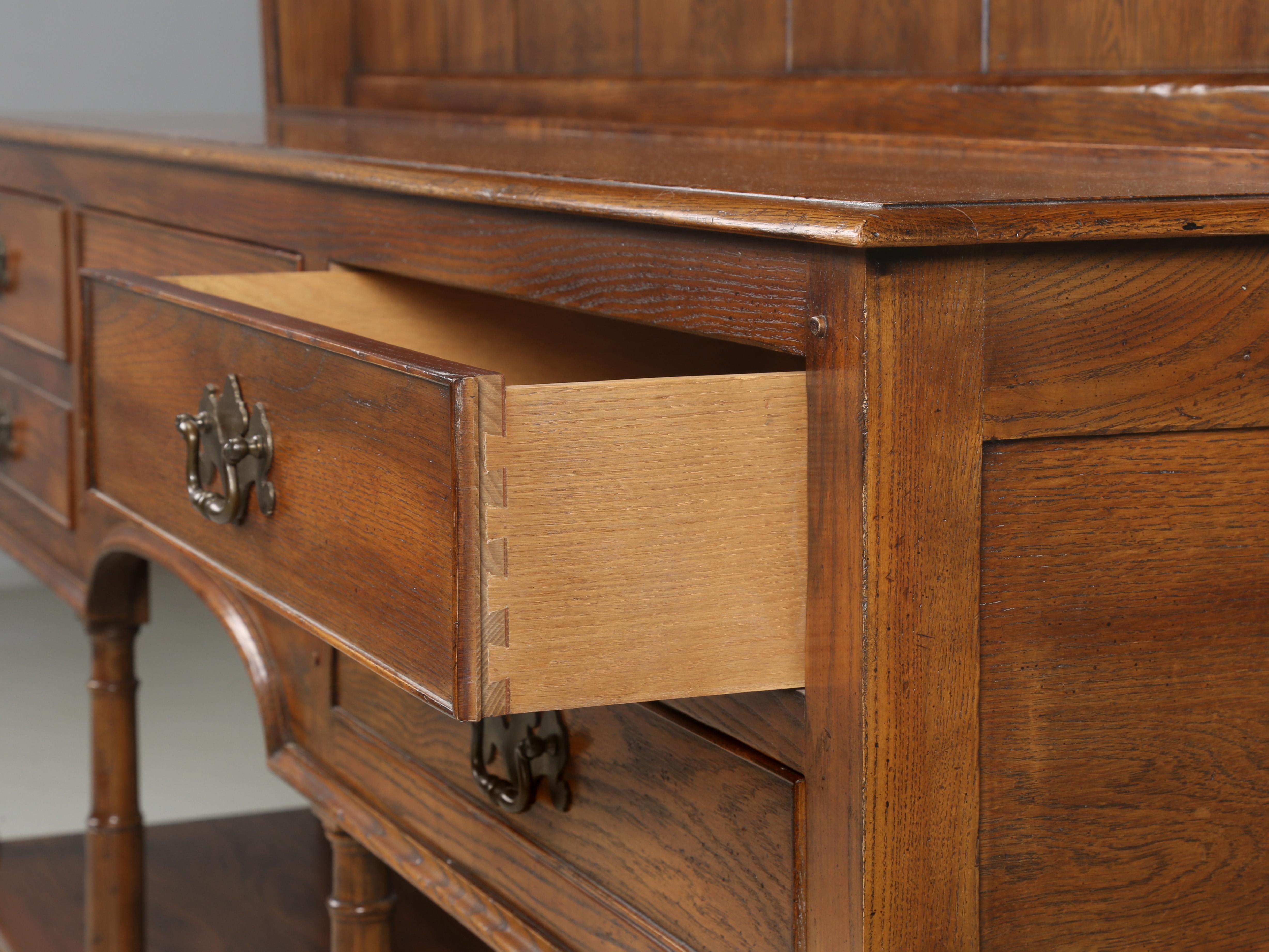 Vintage Oak Hutch by John Widdicomb from Baker, Knapp and Tubbs Showroom LA. For Sale 3