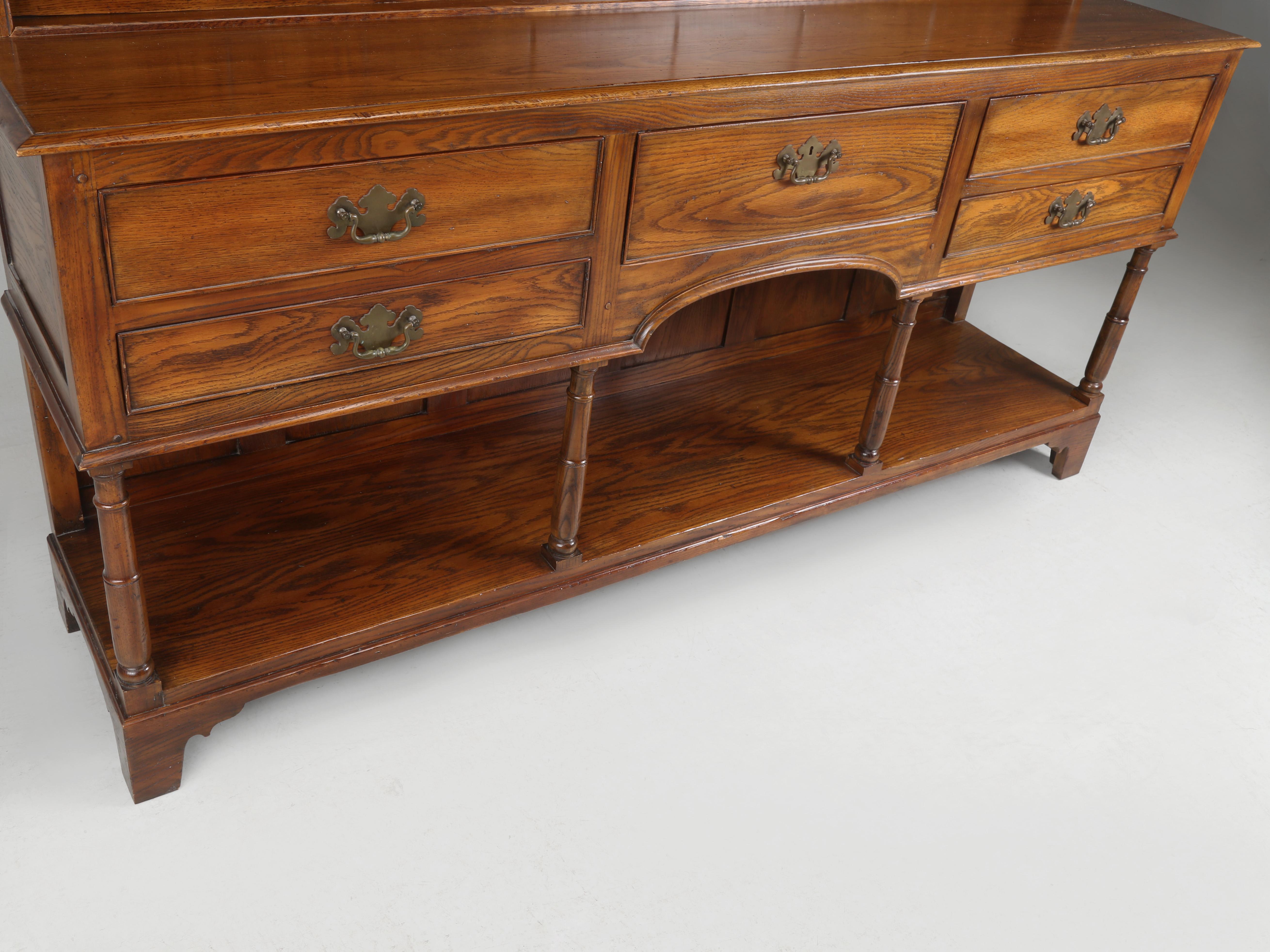 Vintage Oak Hutch by John Widdicomb from Baker, Knapp and Tubbs Showroom LA. For Sale 8