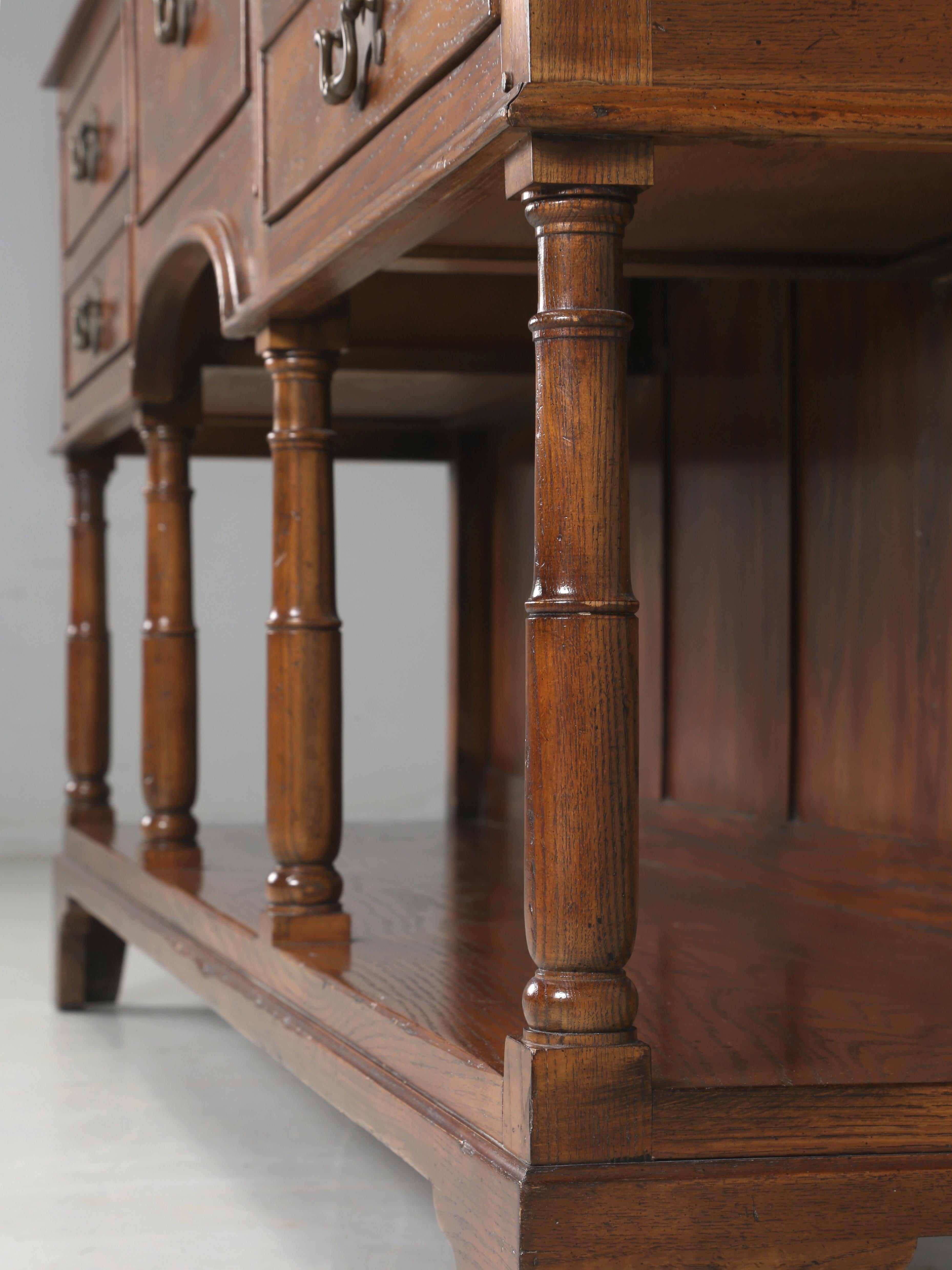 Vintage Oak Hutch by John Widdicomb from Baker, Knapp and Tubbs Showroom LA. For Sale 9