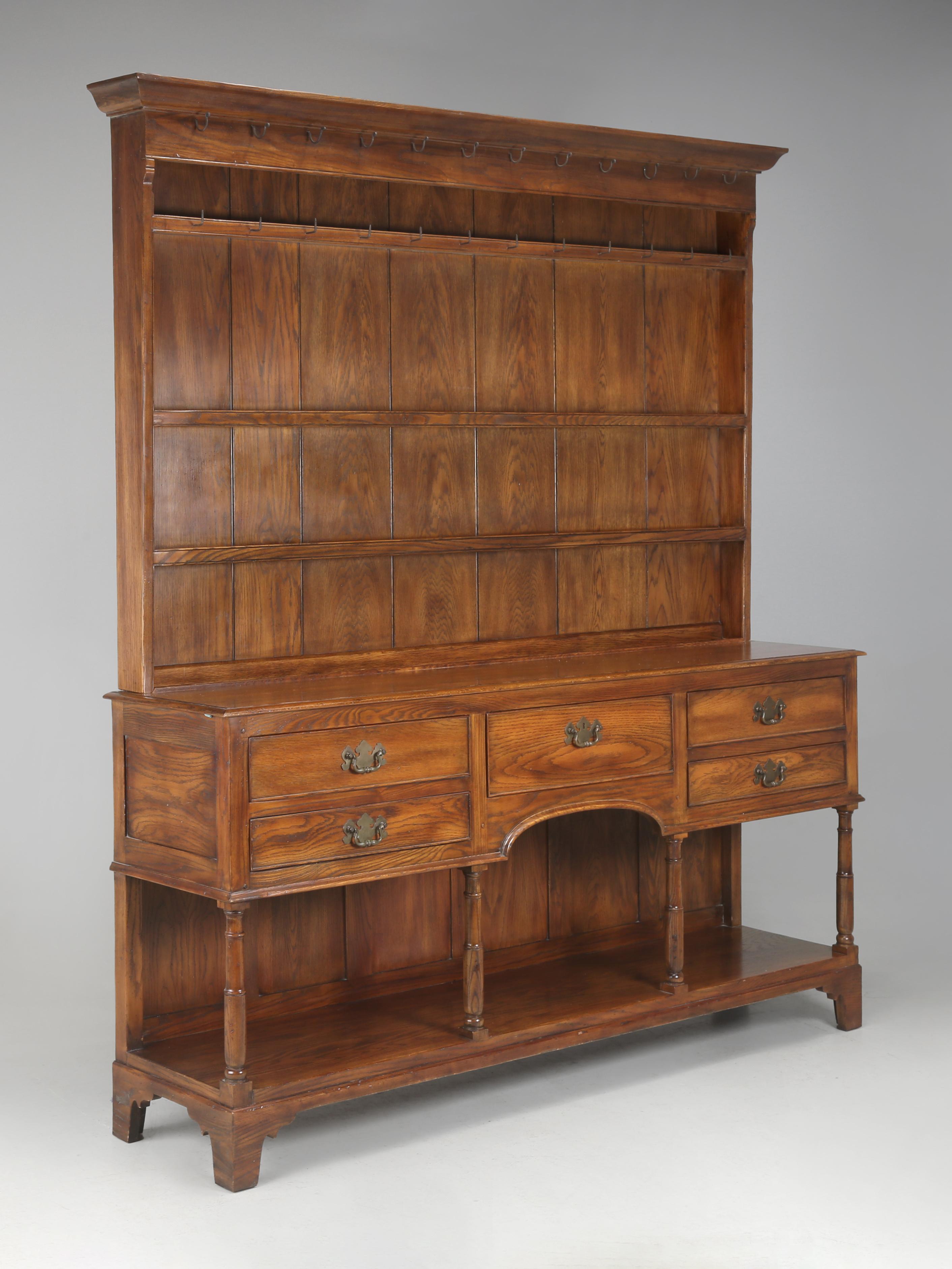 John Widdicomb Hutch or as the Brit’s might call a “dresser” because you dressed your food on it was made in Grand Rapids, Michigan and sold through Baker, Knapp and Tubbs in their Los Angeles, California Showroom. The John Widdicomb solid white oak