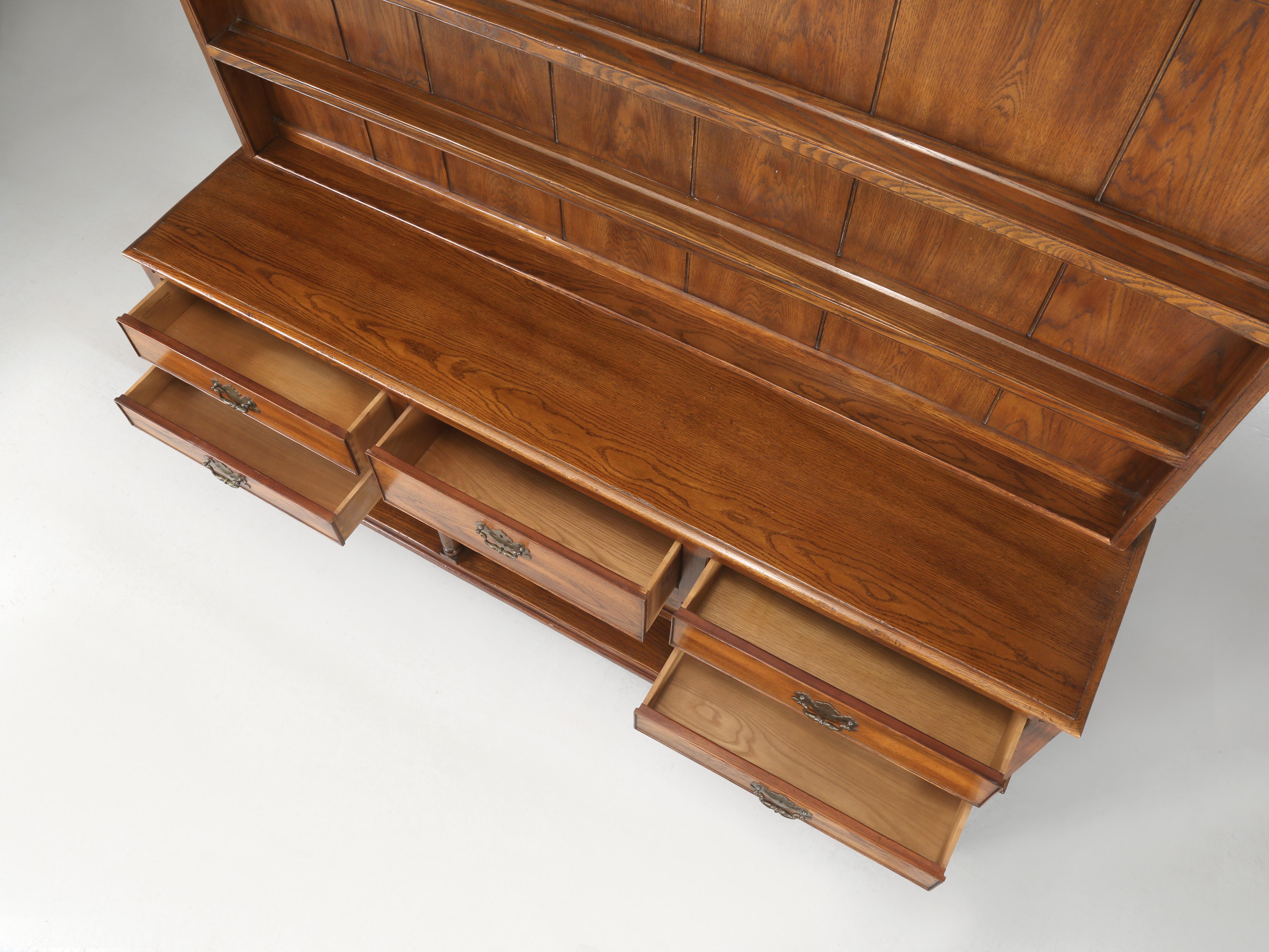 Vintage Oak Hutch by John Widdicomb from Baker, Knapp and Tubbs Showroom LA. For Sale 1