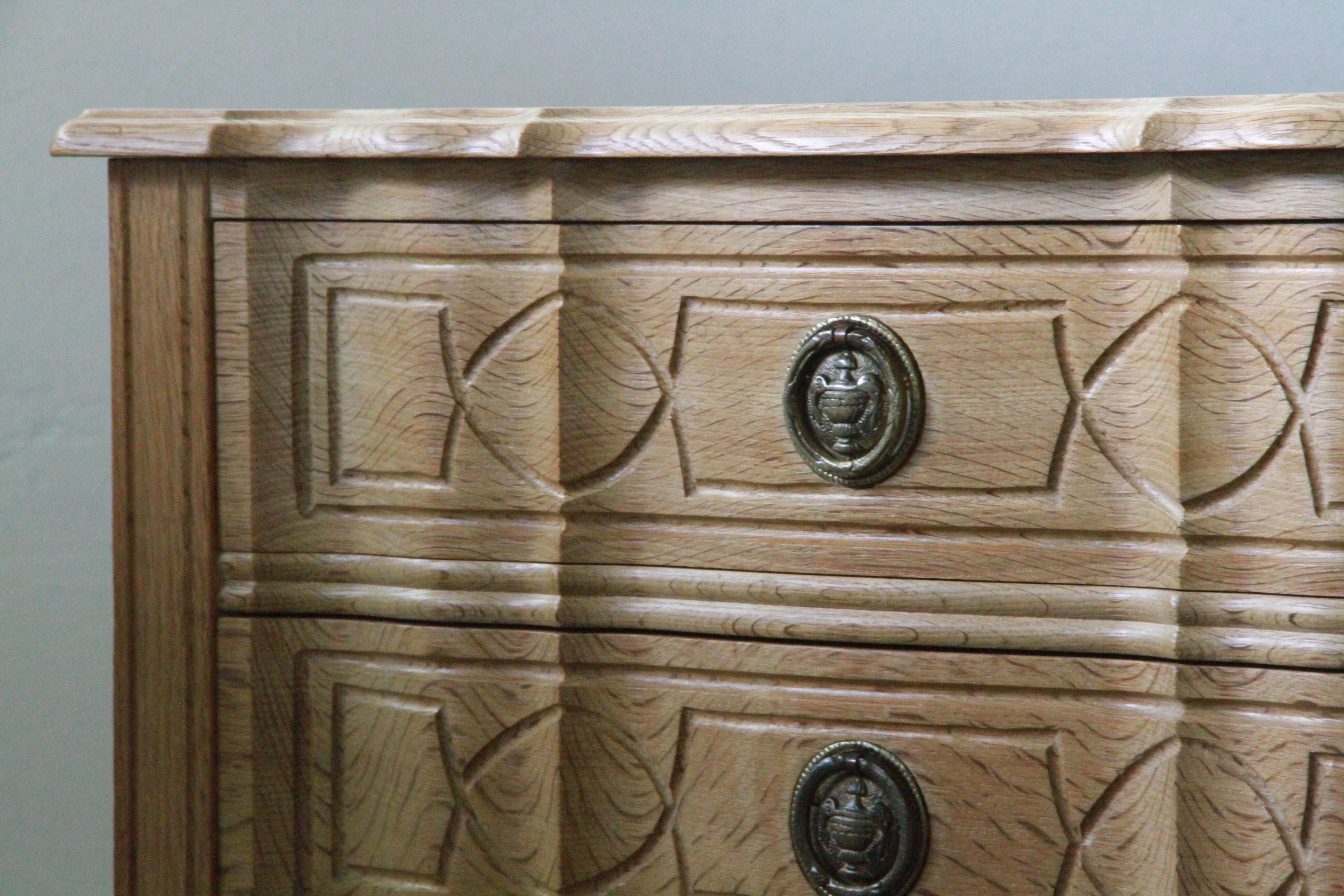 Vintage Oak Nightstand / Bedside table, Denmark 1960s 5