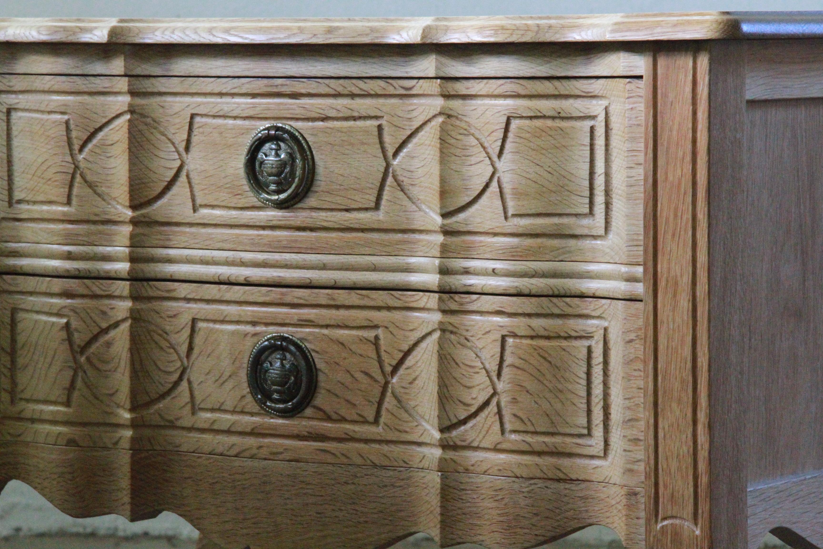Vintage Oak Nightstand / Bedside table, Denmark 1960s 6