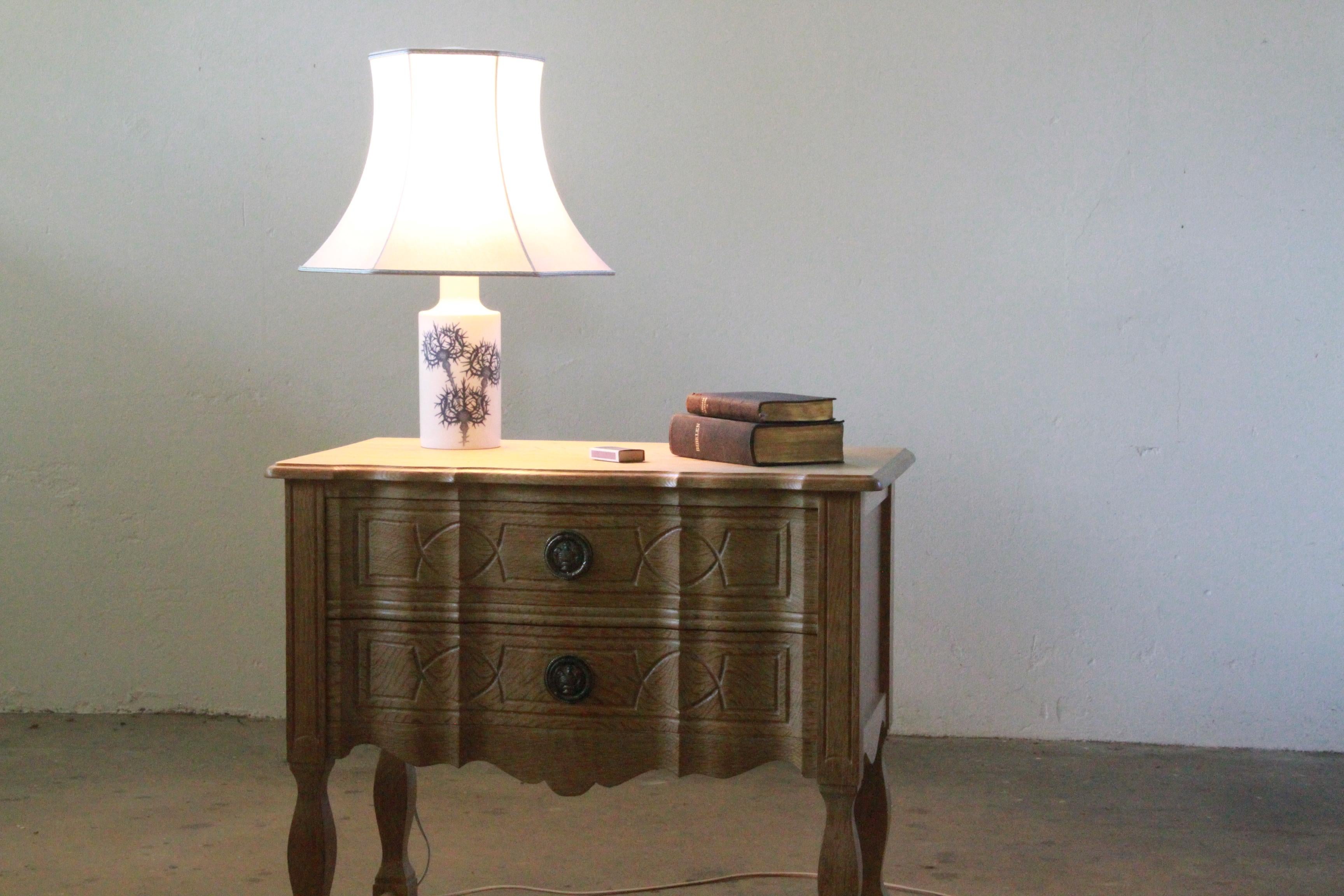 Vintage Oak Nightstand / Bedside table, Denmark 1960s 7