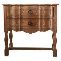 Vintage Oak Nightstand / Bedside table, Denmark 1960s