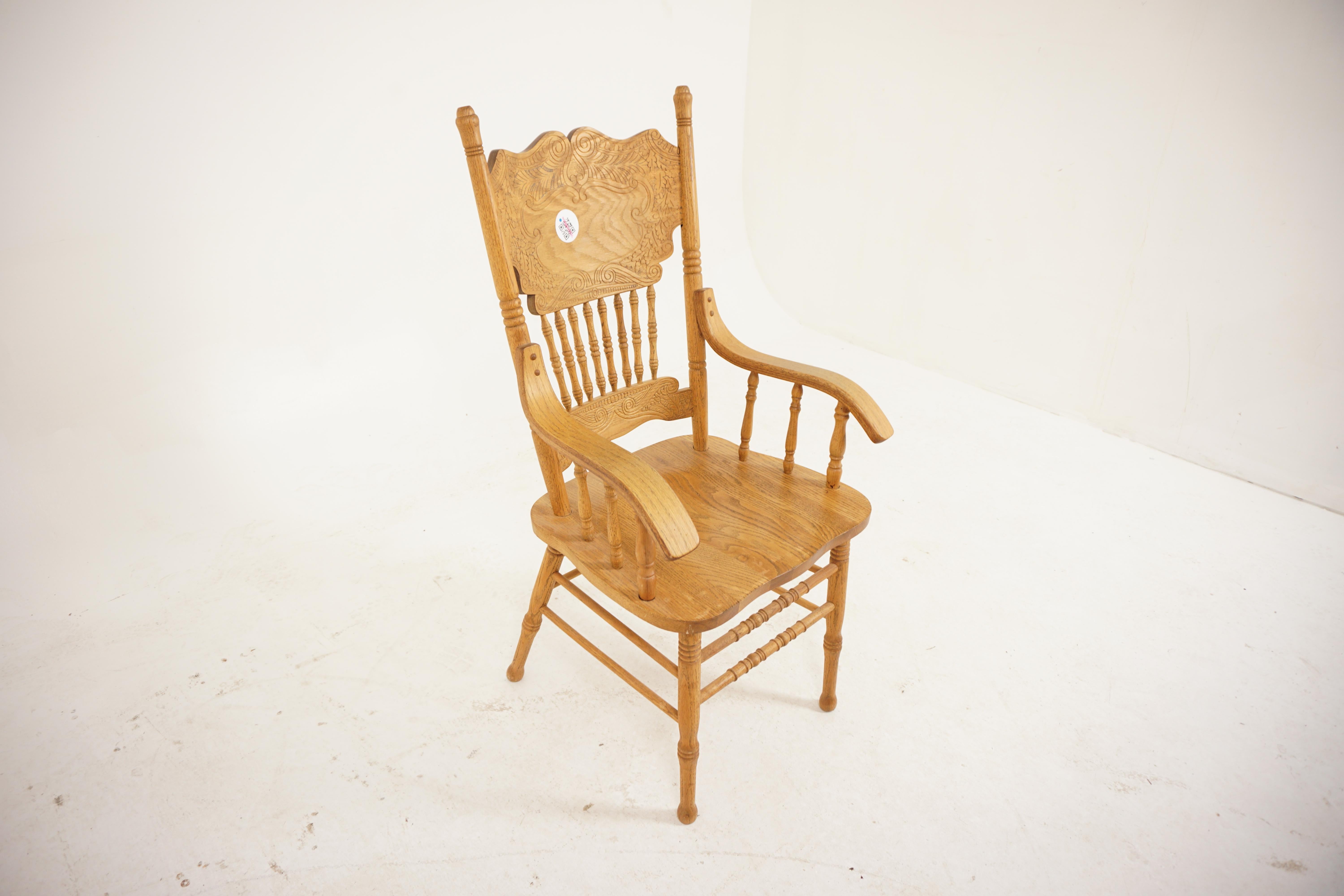 vintage oak chairs