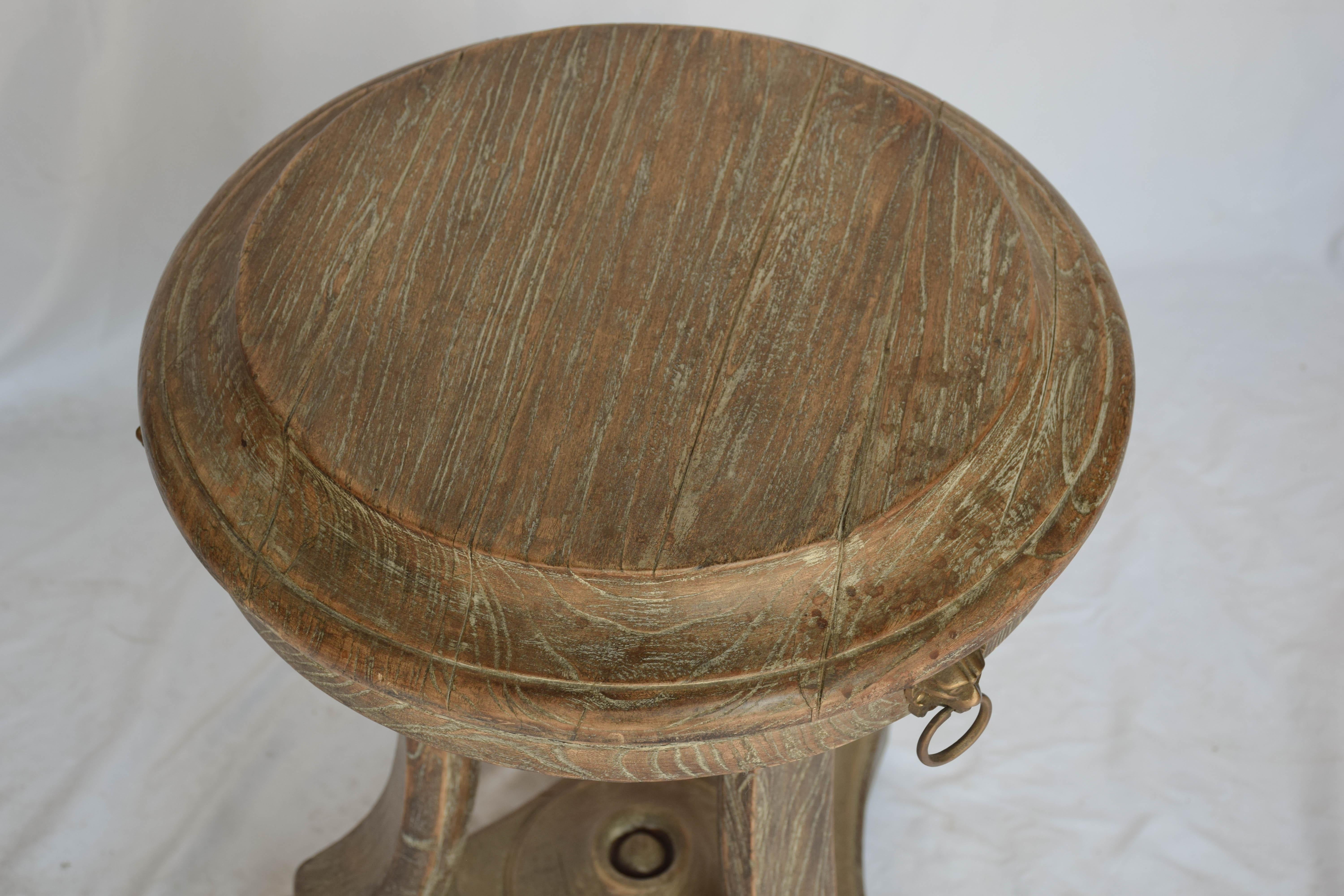20th Century Vintage Oak Round Table