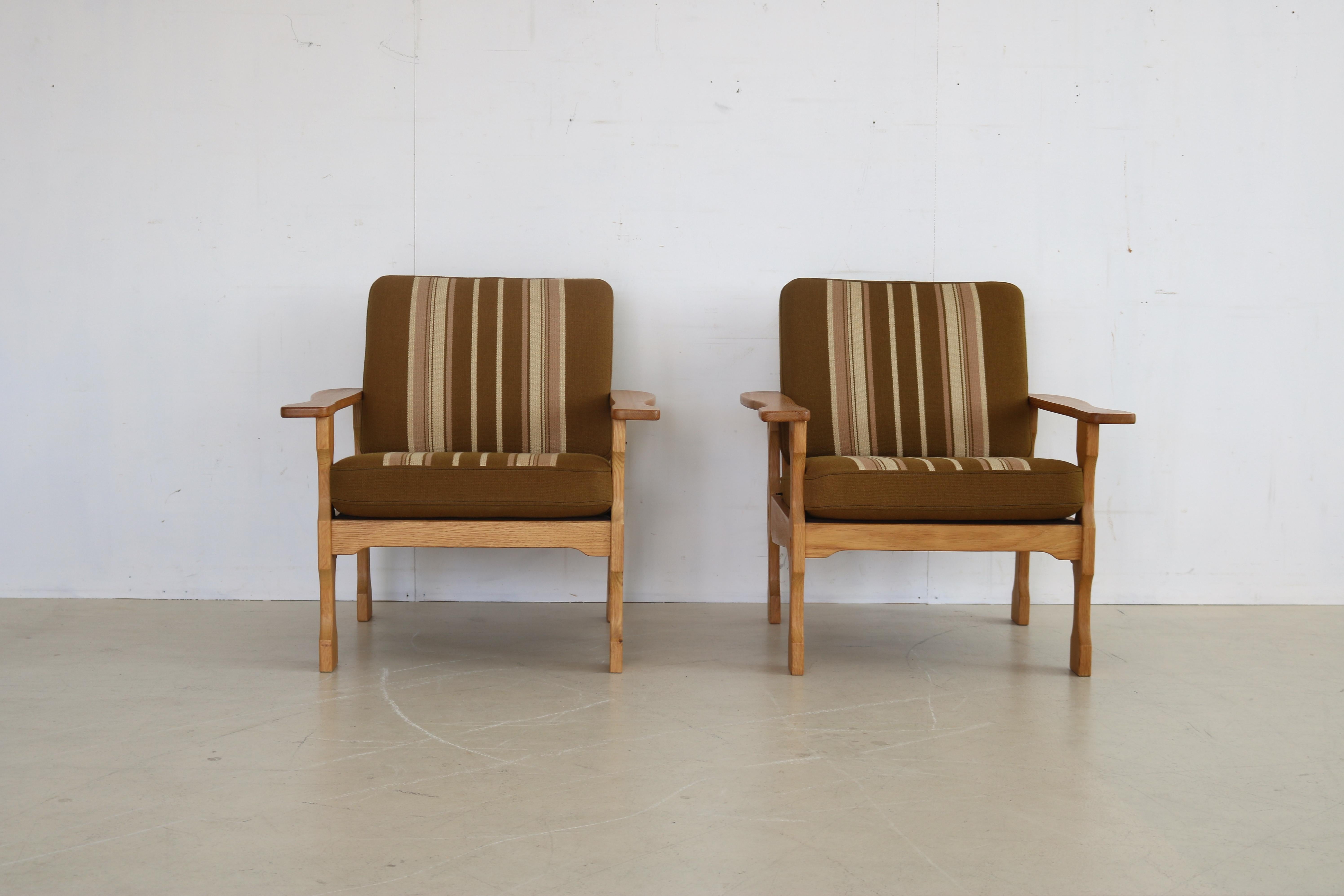 Vintage Oak Seating Area Couch Easy Chairs, 1950s, Danish For Sale 13