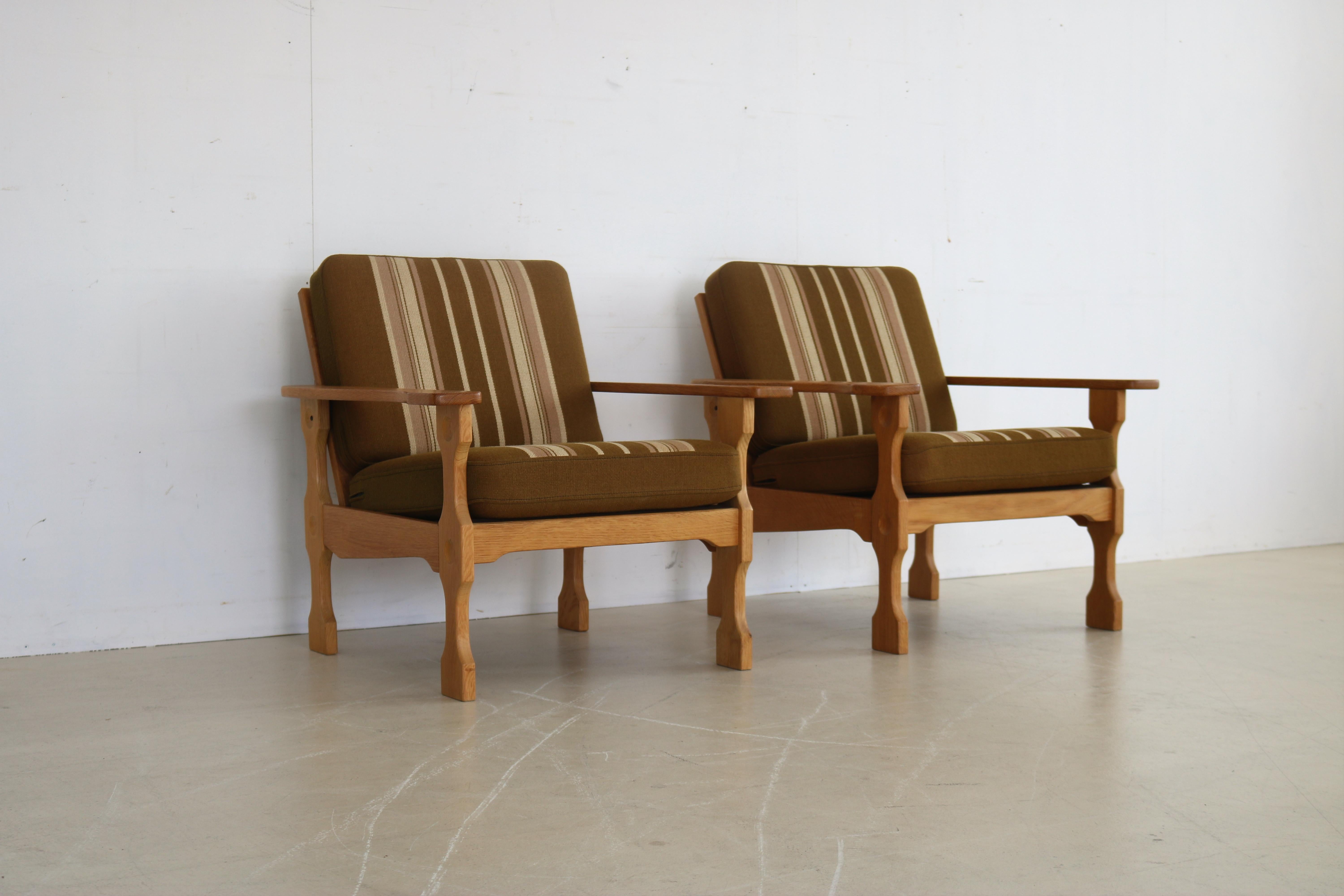 Vintage Oak Seating Area Couch Easy Chairs, 1950s, Danish For Sale 14