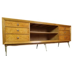 Vintage Shopcounter/Sideboard aus Eichenholz