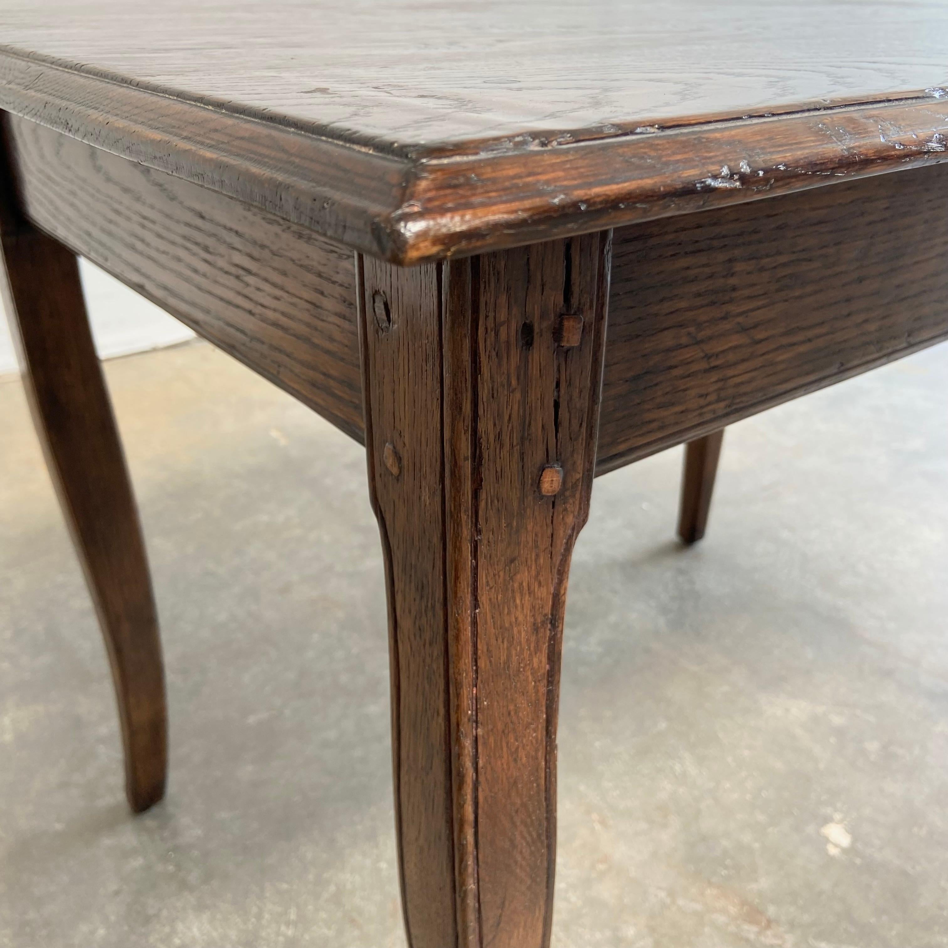 20th Century Vintage Oak Side Table For Sale