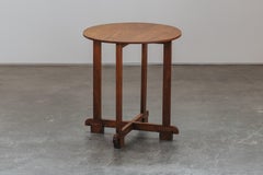 Tavolino vintage in Oak dalla Francia, circa 1960