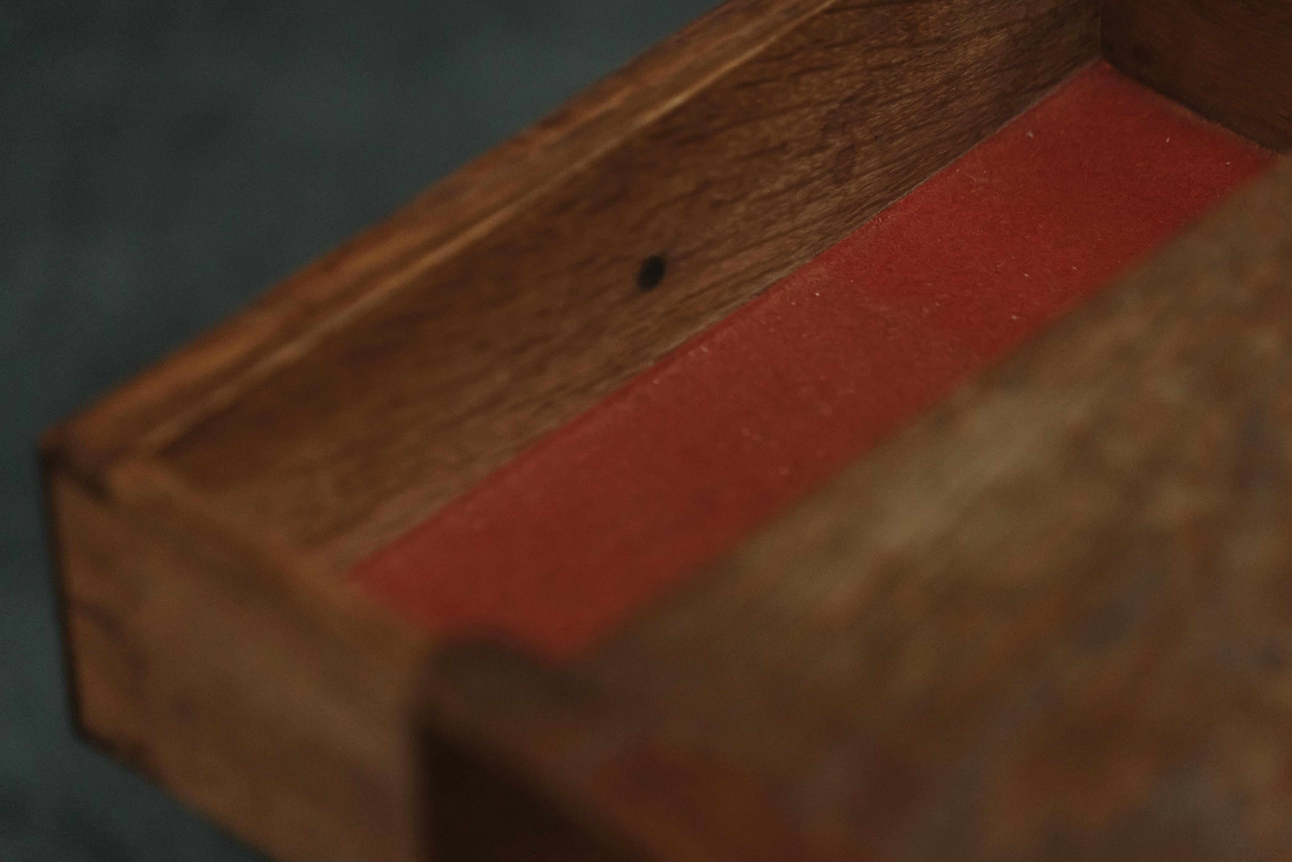 Vintage Oak Side Table From France, Circa 1960 In Good Condition For Sale In Nashville, TN