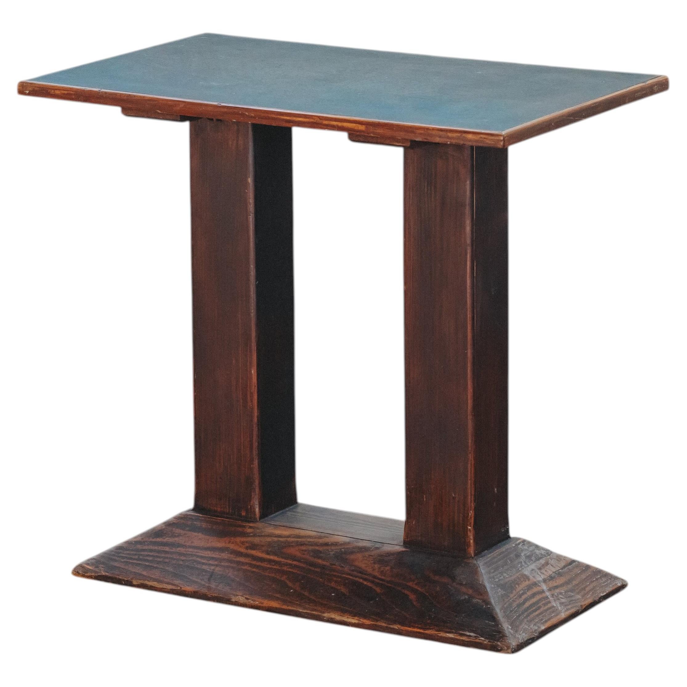 Vintage Oak side table from France, Circa 1960