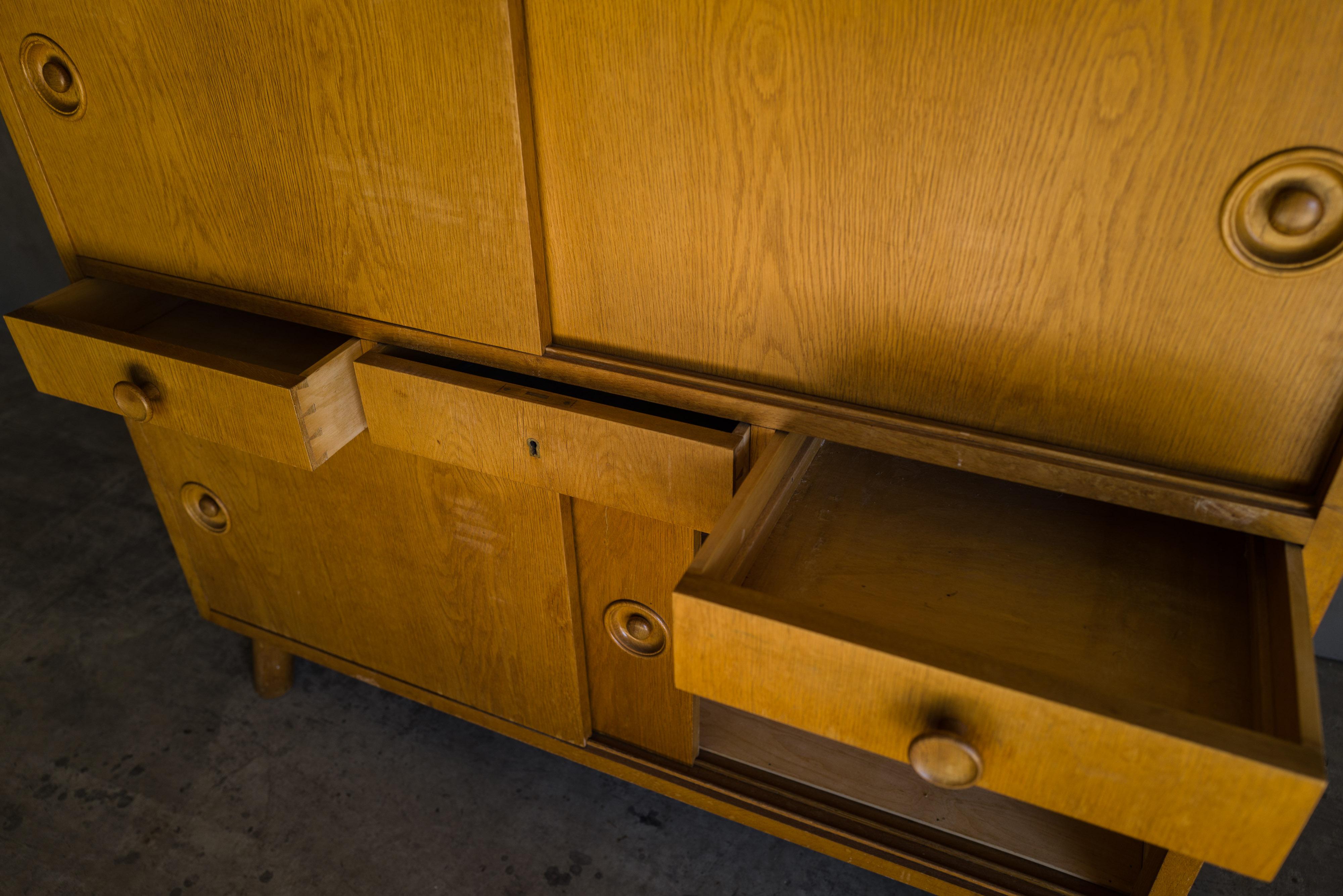 Mid-20th Century Vintage Oak Sideboard from Denmark, 1960s