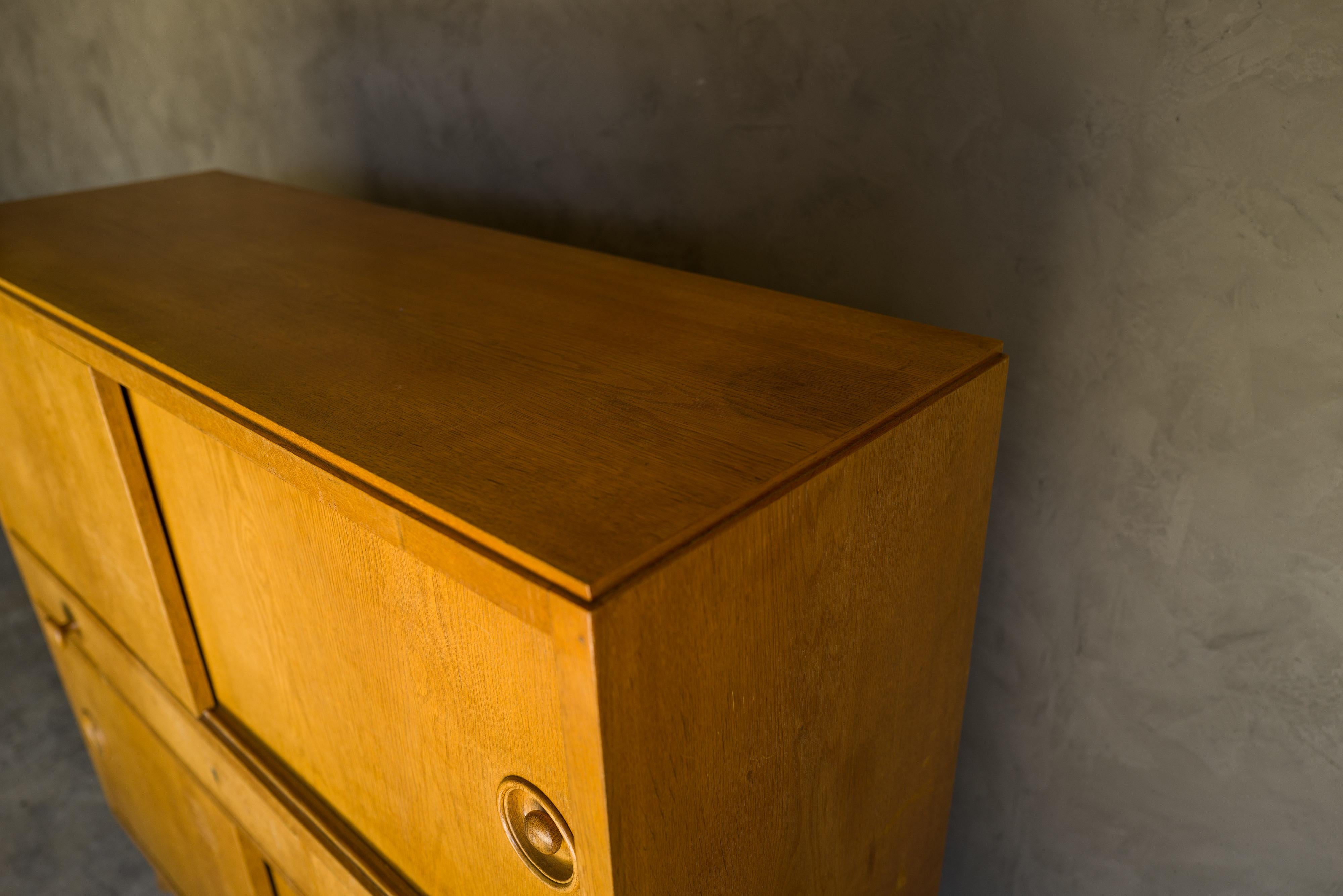 Vintage Oak Sideboard from Denmark, 1960s 2