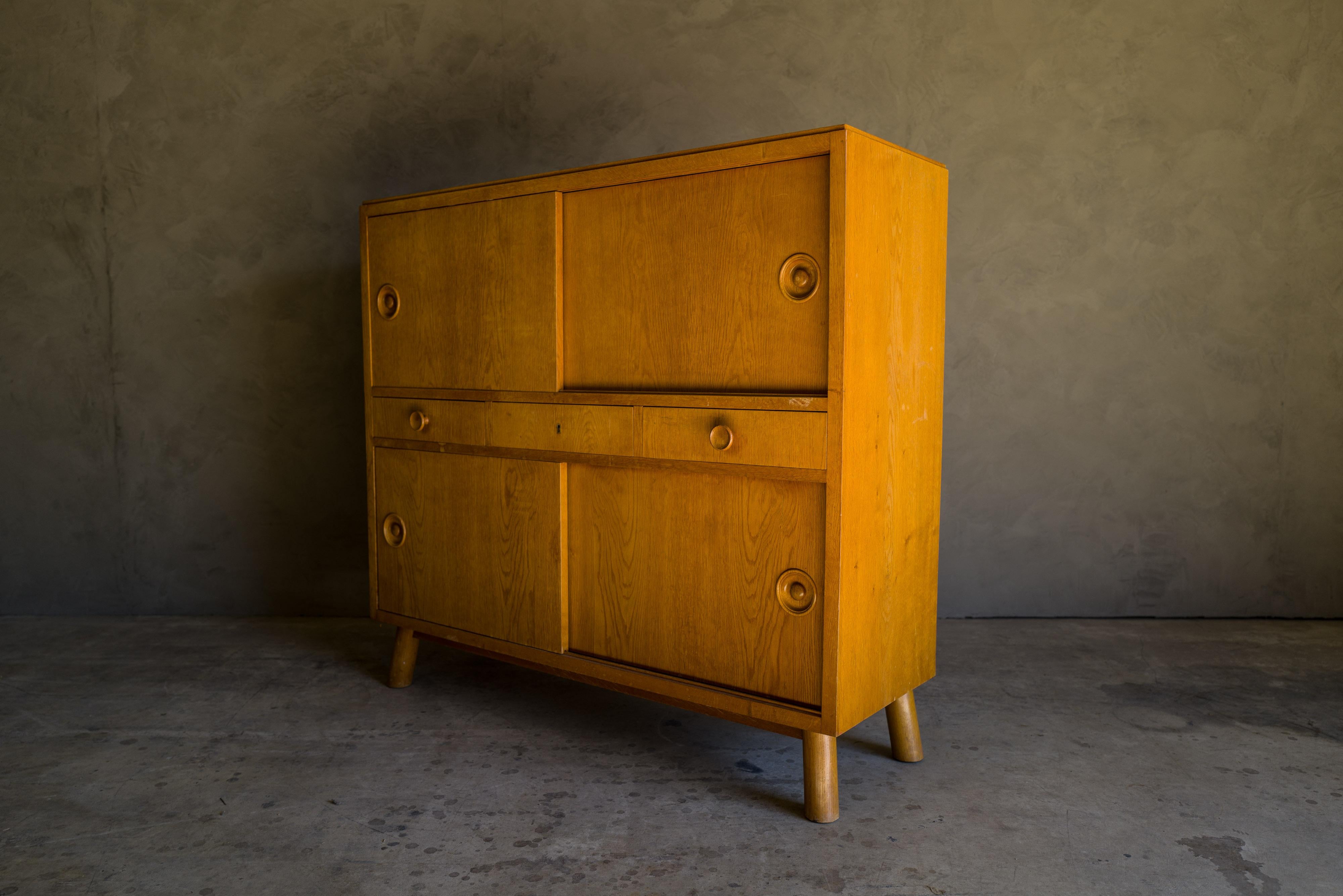 Vintage Oak Sideboard from Denmark, 1960s 3