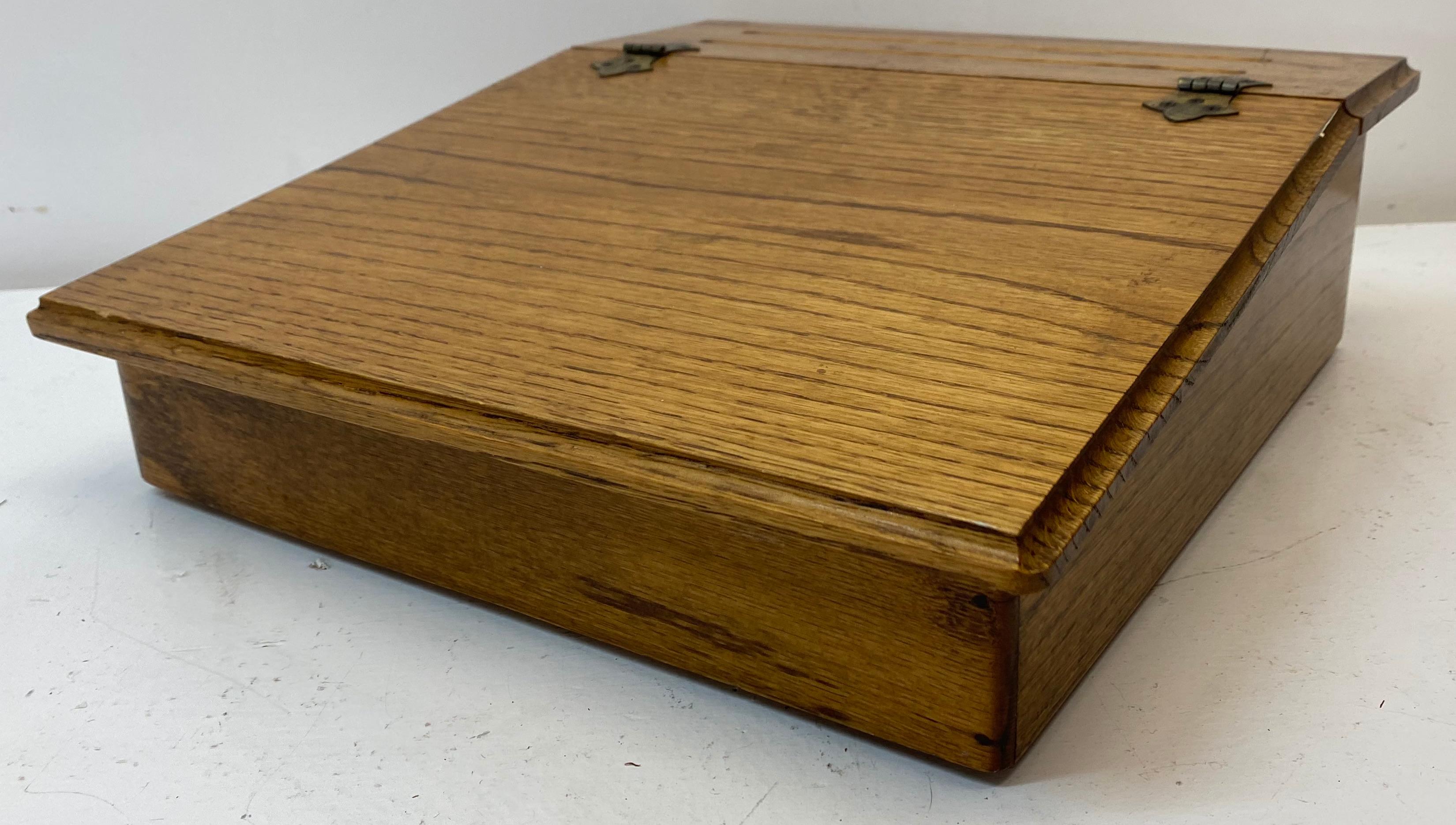 angled writing desk