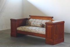 Vintage Oak Sofa / Couch, Antique Empire Danish Craftmanship 1880-1910s