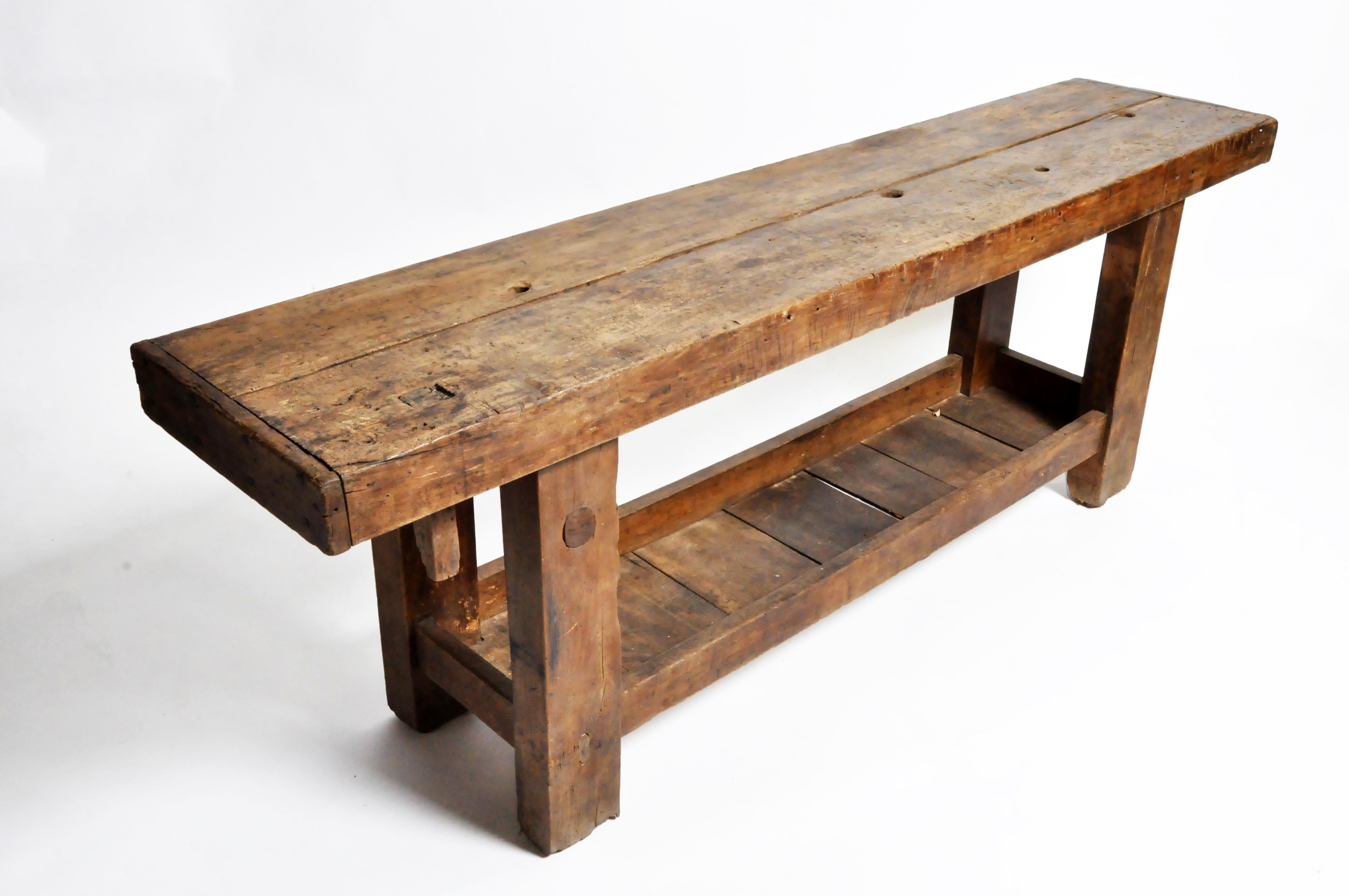 20th Century Vintage Work Bench