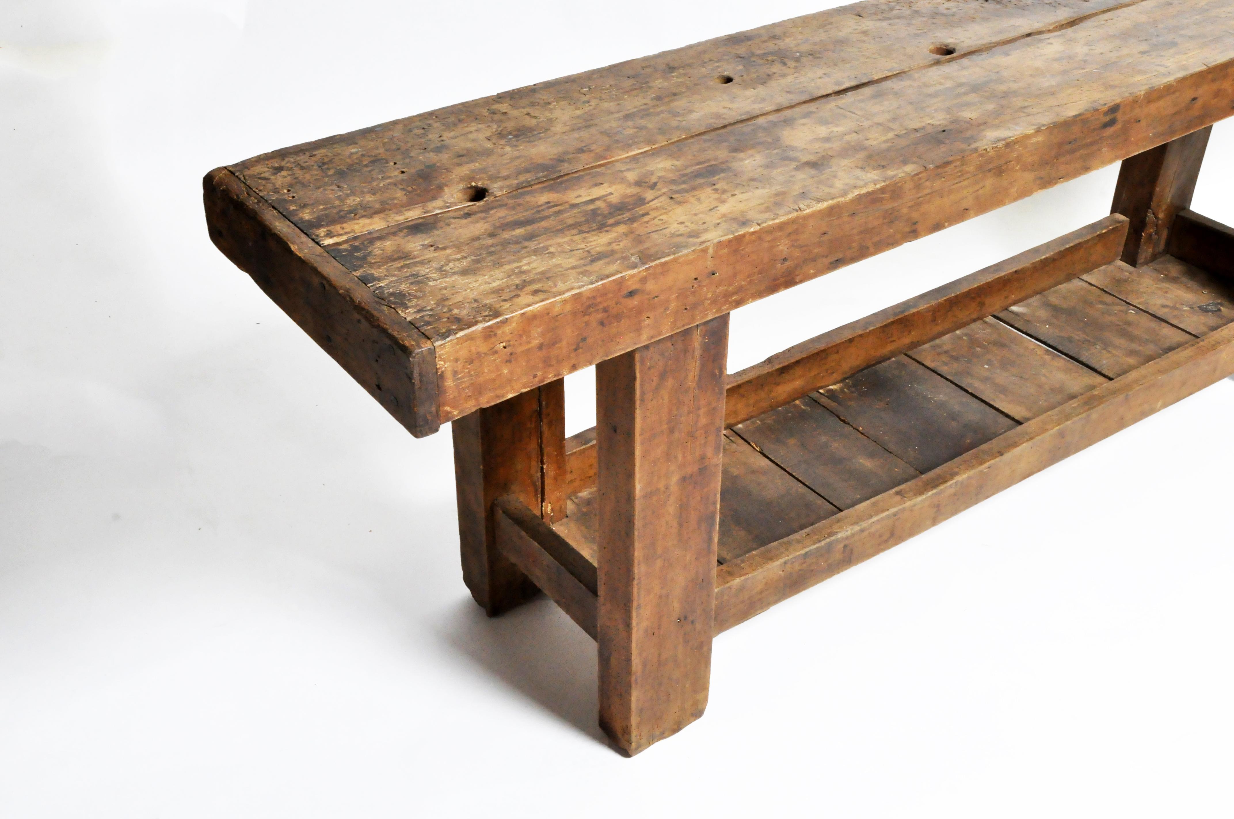 Poplar Vintage Work Bench