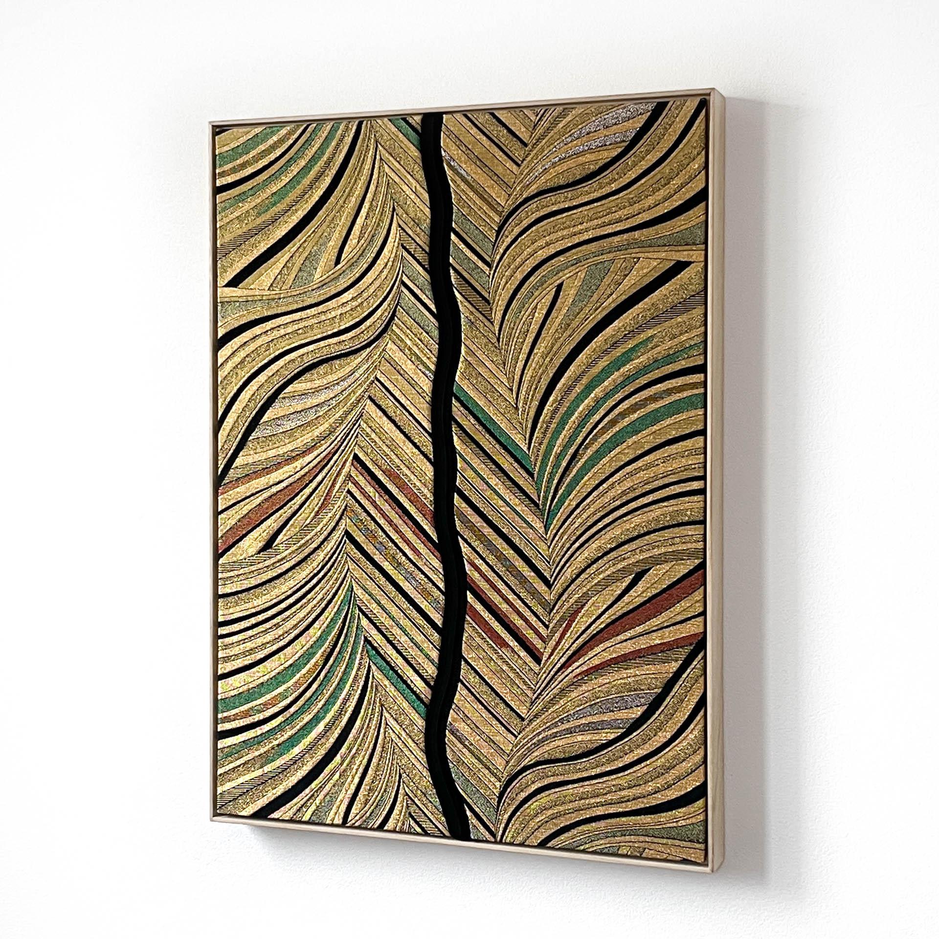 Japanese Vintage obi textile art 
