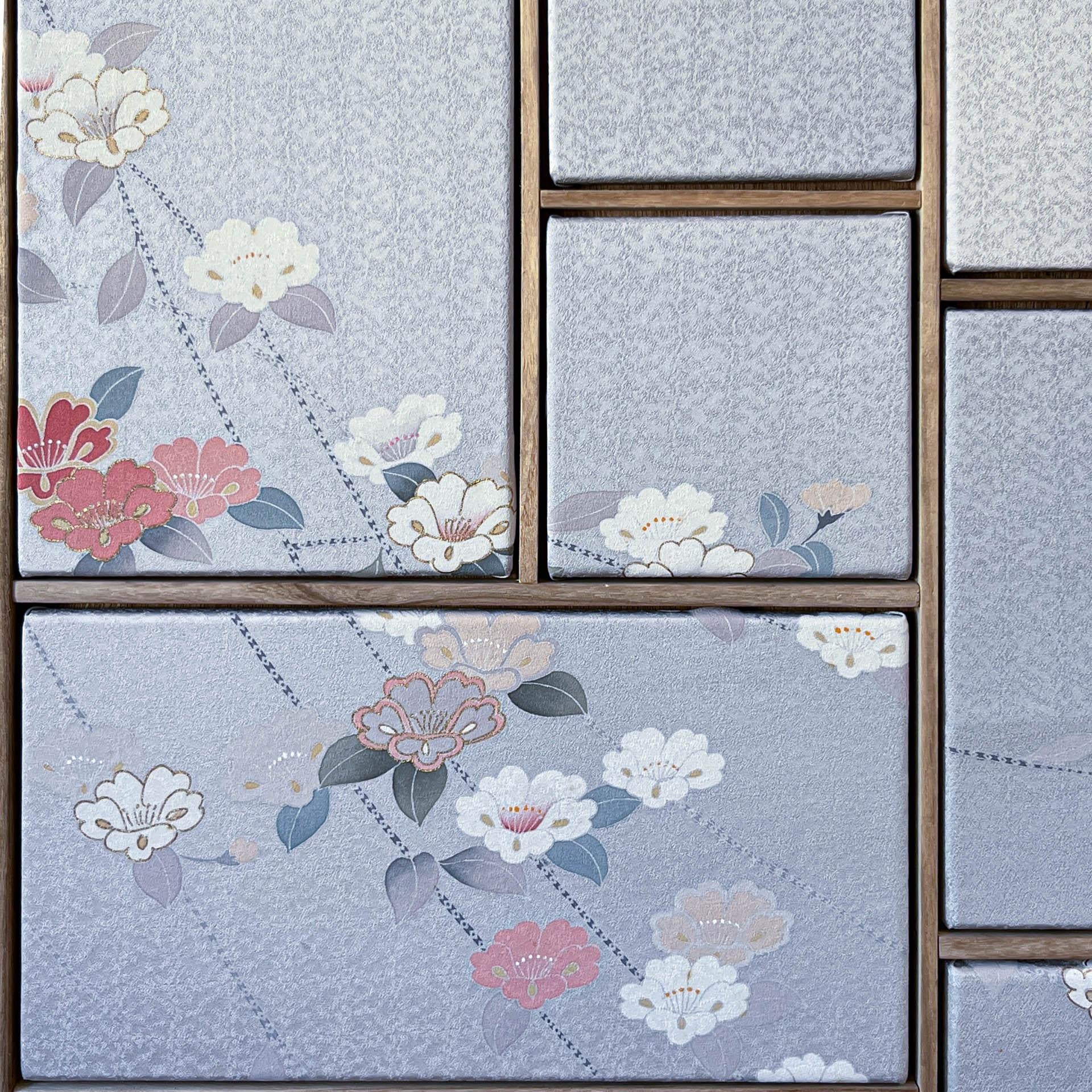 Soie « Camellia ~ Serendipity ~ » par ikasu Blue, Japon en vente