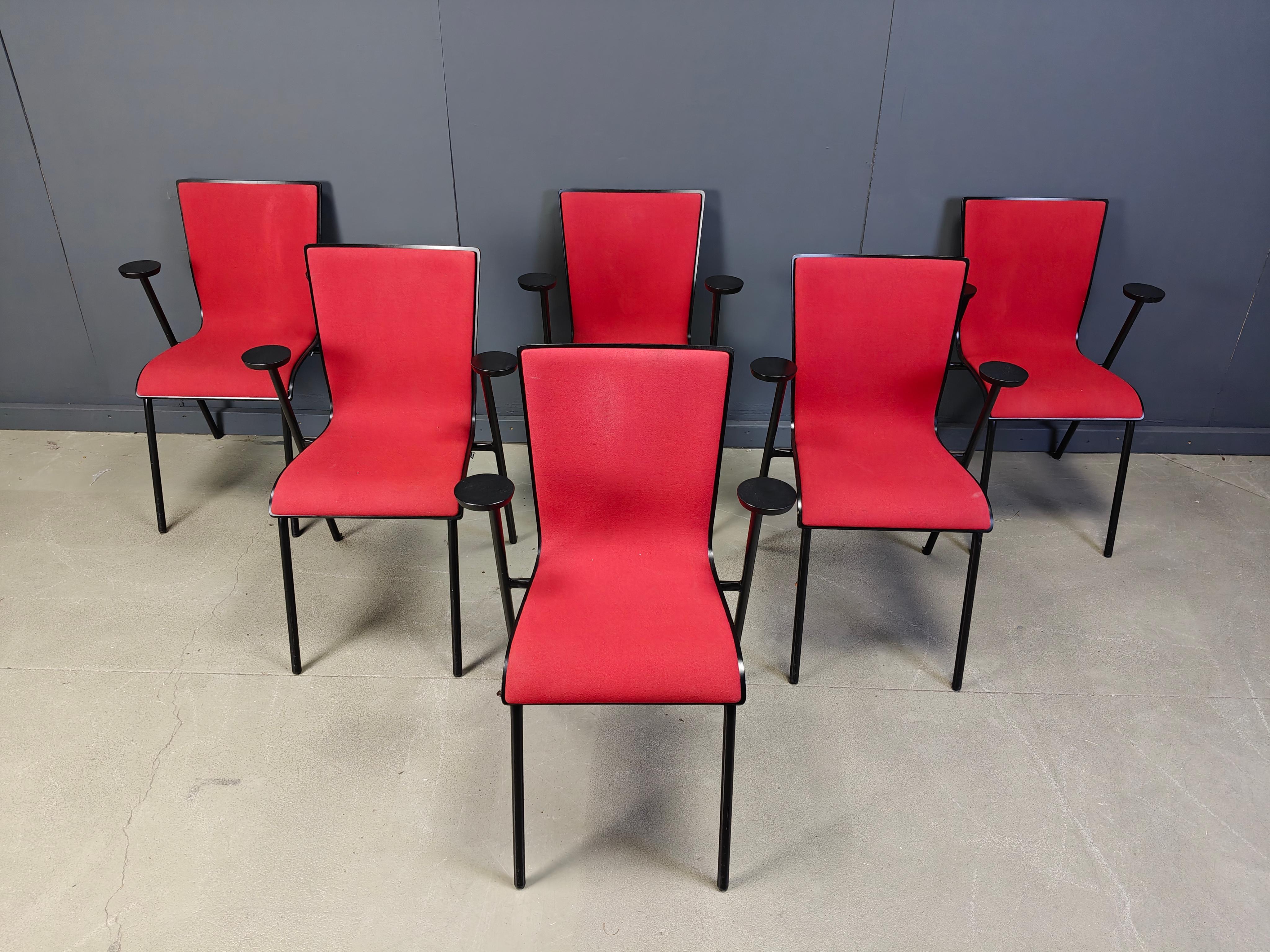 Sedie Occhio vintage di Roel Vandebeek per Drisag, anni 2000 - set di 6 in vendita 9