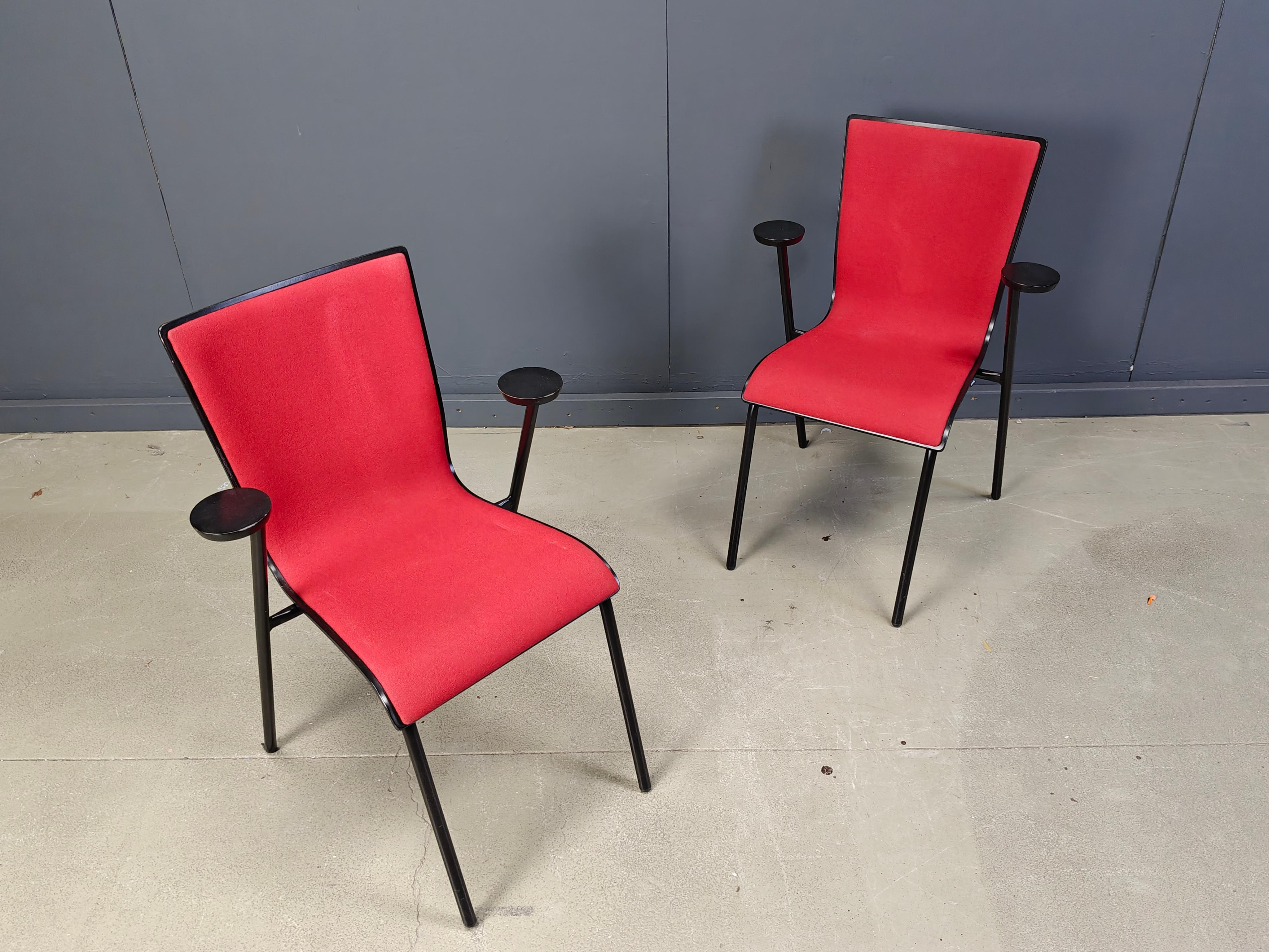 XXI secolo e contemporaneo Sedie Occhio vintage di Roel Vandebeek per Drisag, anni 2000 - set di 6 in vendita