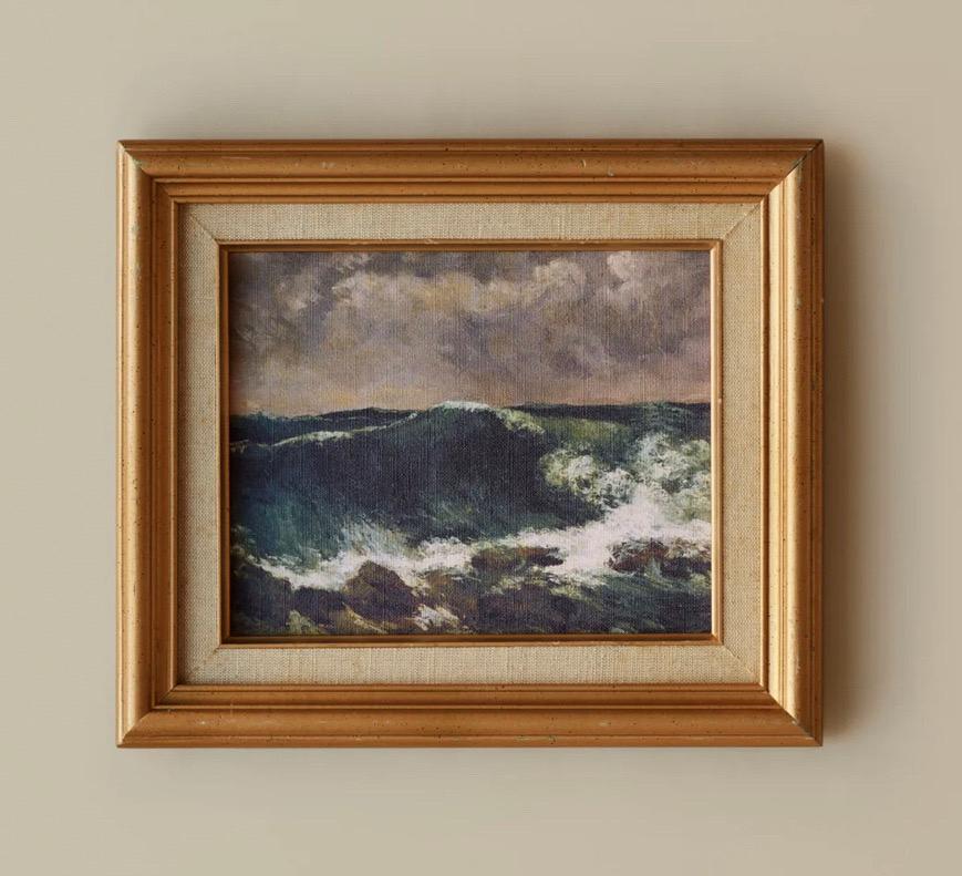 Canadian Vintage Ocean artwork For Sale