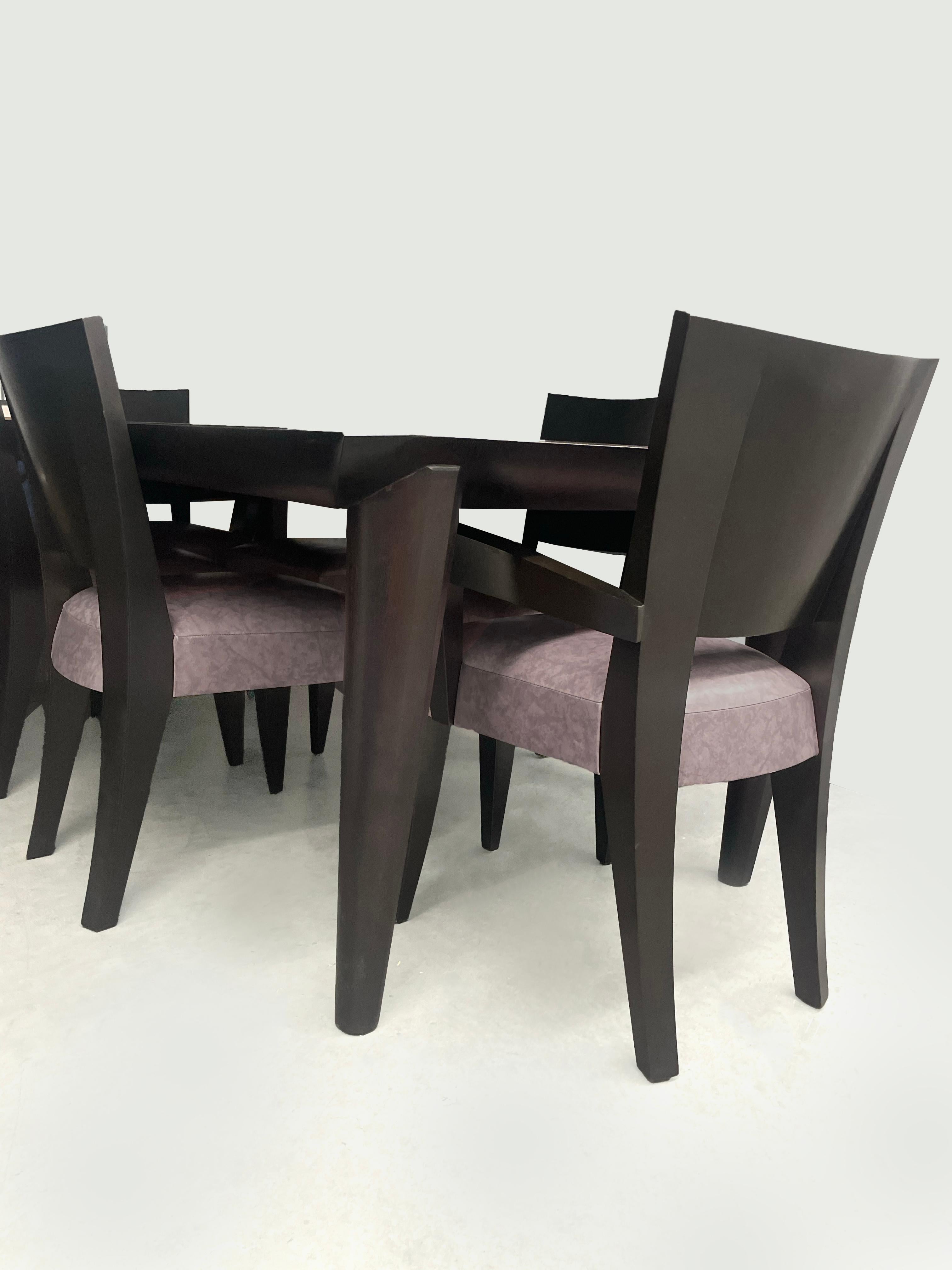 Vintage Ocean Dining Table Set By Dakota Jackson For Sale 5