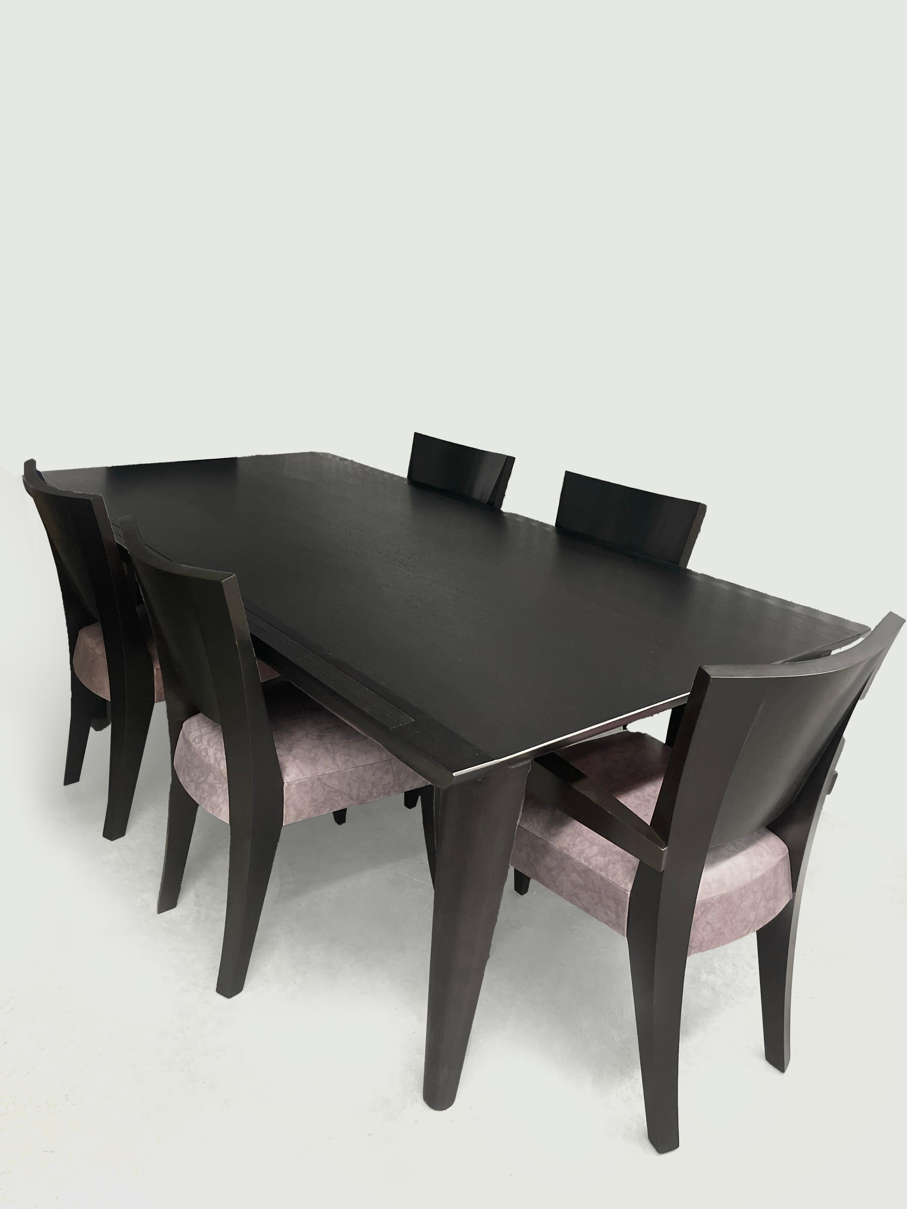 Vintage Ocean Dining Table Set By Dakota Jackson For Sale 4