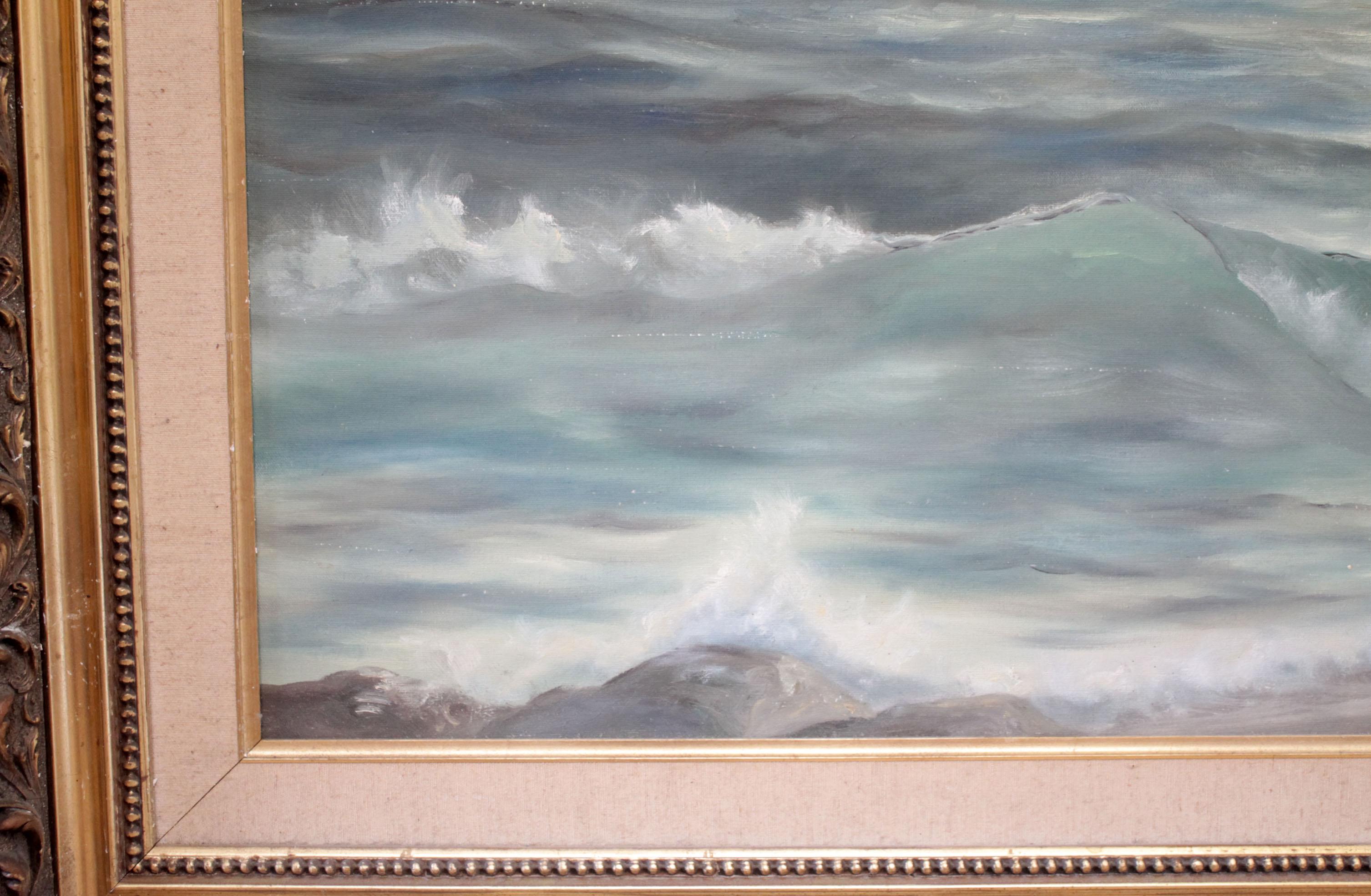 oil painting ocean