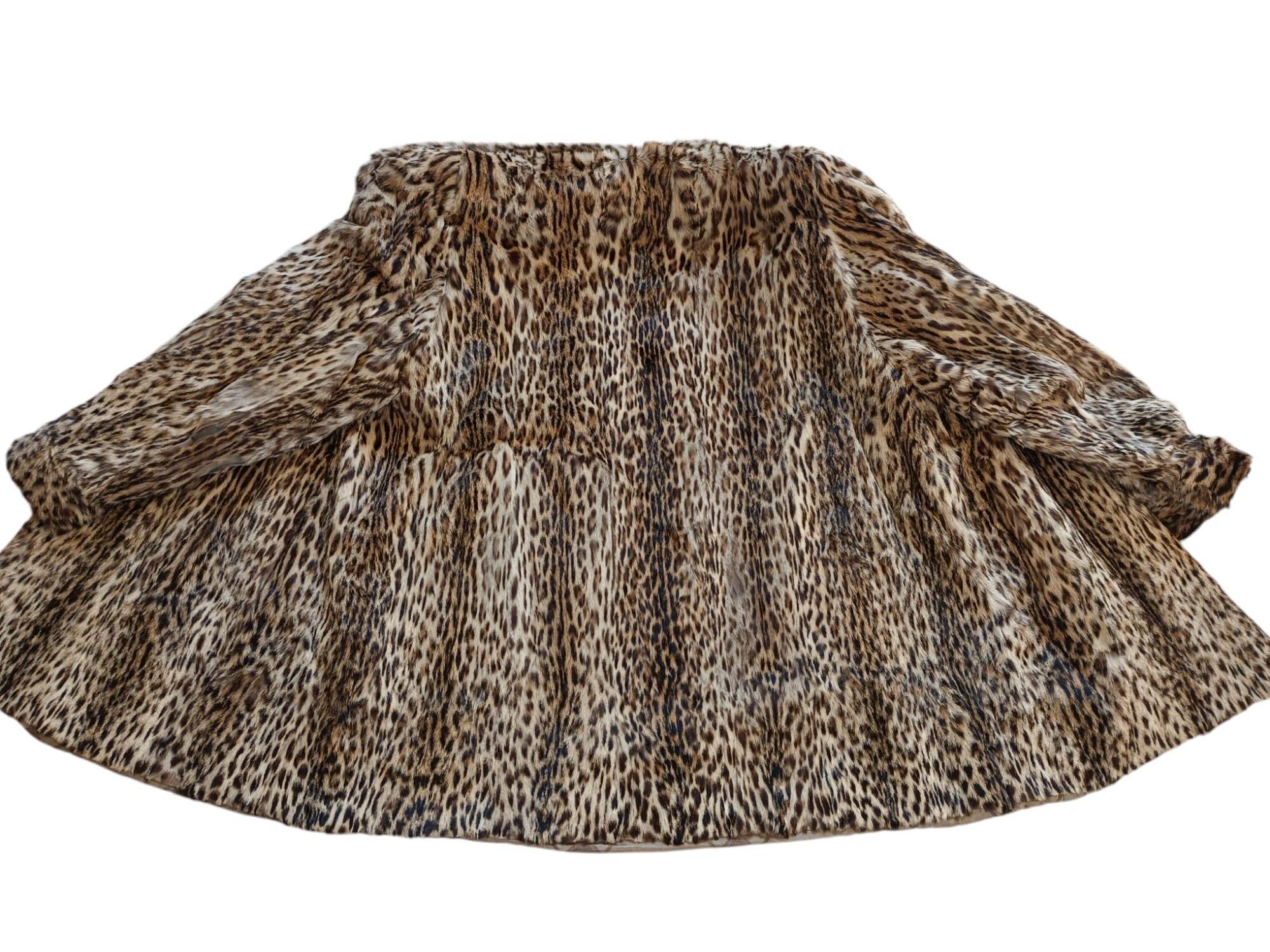 Vintage Ocelot fur coat size 12-14 For Sale 8