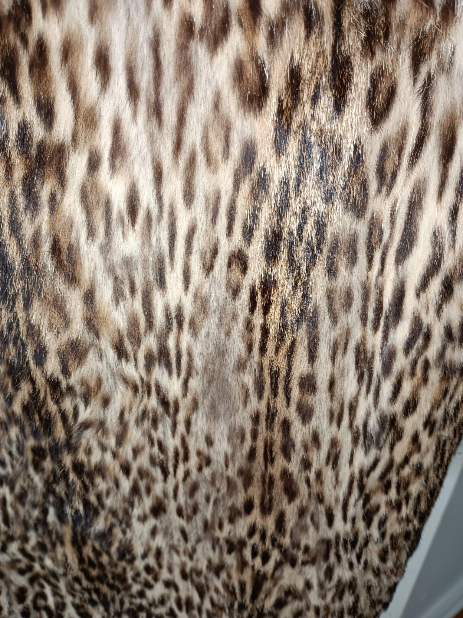 Vintage Ocelot fur coat size 12-14 For Sale 10
