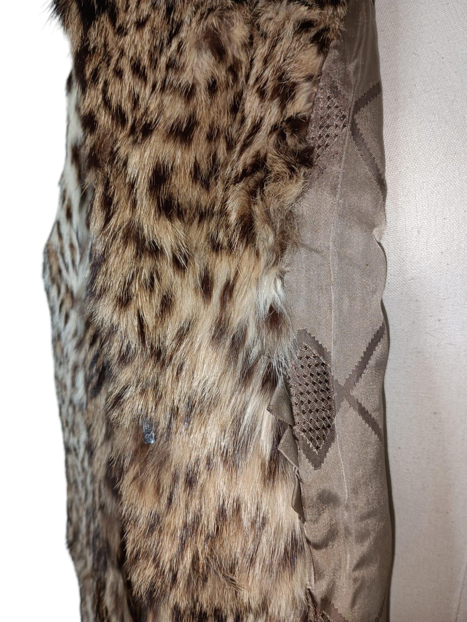 Vintage Ocelot fur coat size 12-14 For Sale 2