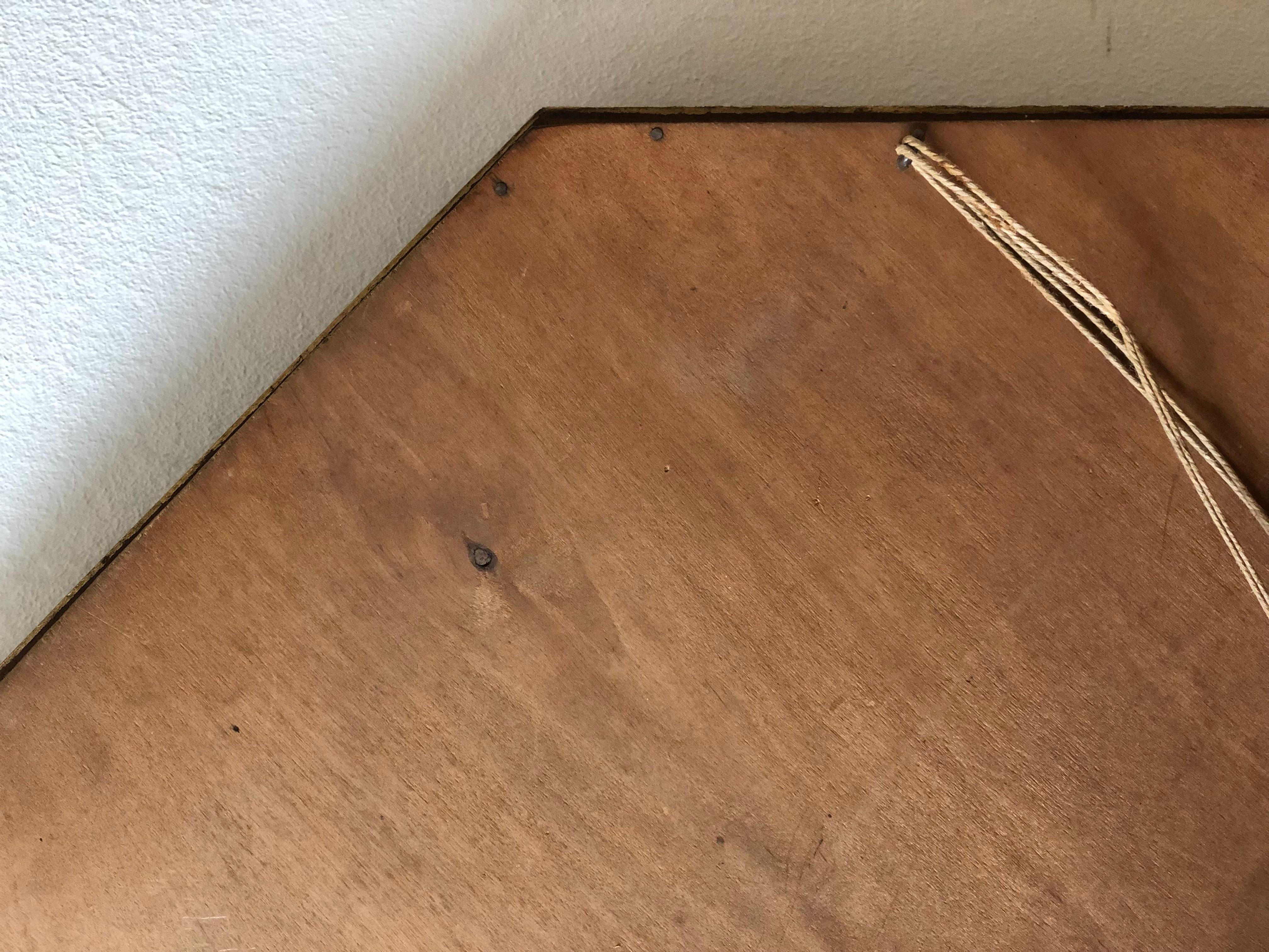 Vintage Octagon Giltwood Spiegel Belgien im Angebot 3