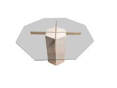Vintage Octagonal Artedi Dining Table, 1970s