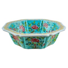 Vintage Octagonal Straits Chinese Style Bowl