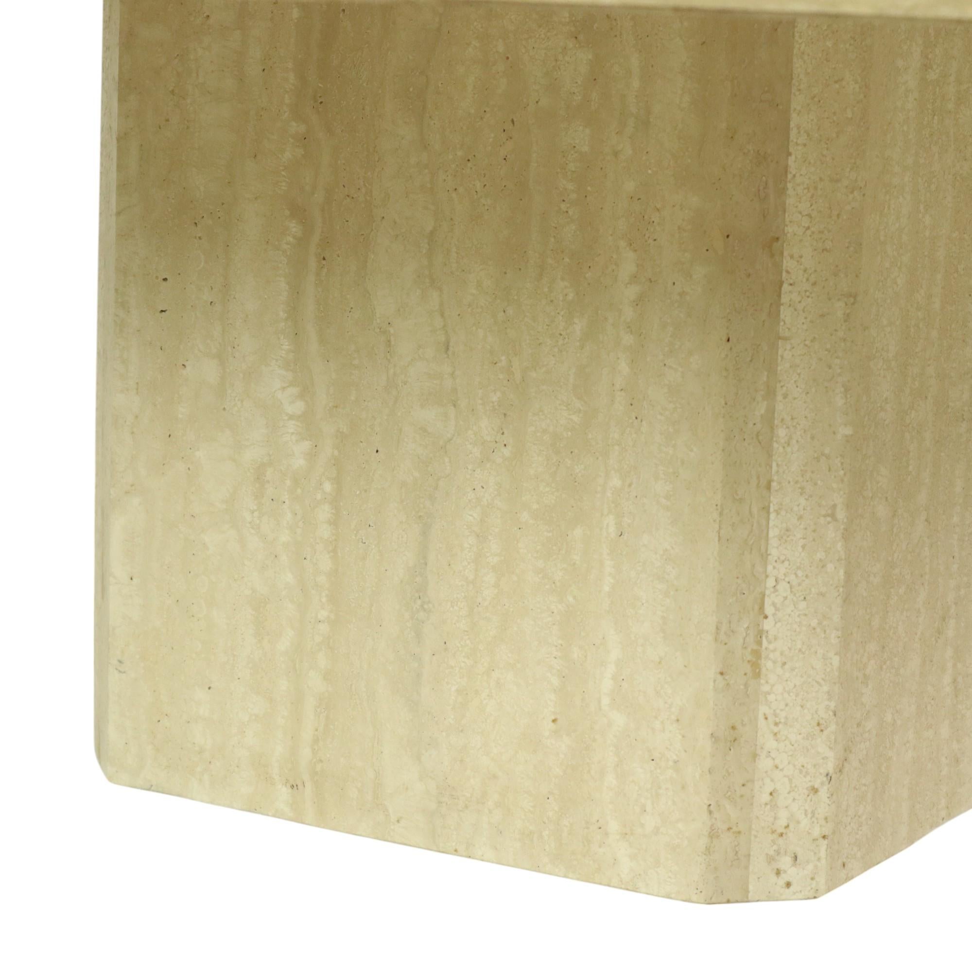 Table basse octogonale italienne design des années 70 en vente 13