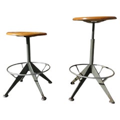 Odelberg and Olson Used Workshop Stools a Pair 