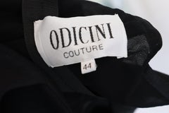 Vintage Odiccini Couture Silk, Sequi and Beaded Evening Gown