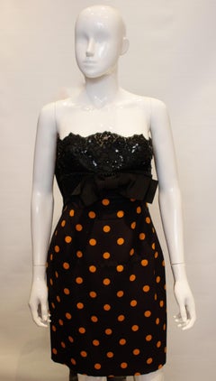 Vintage Odicini  Couture Cocktail Dress
