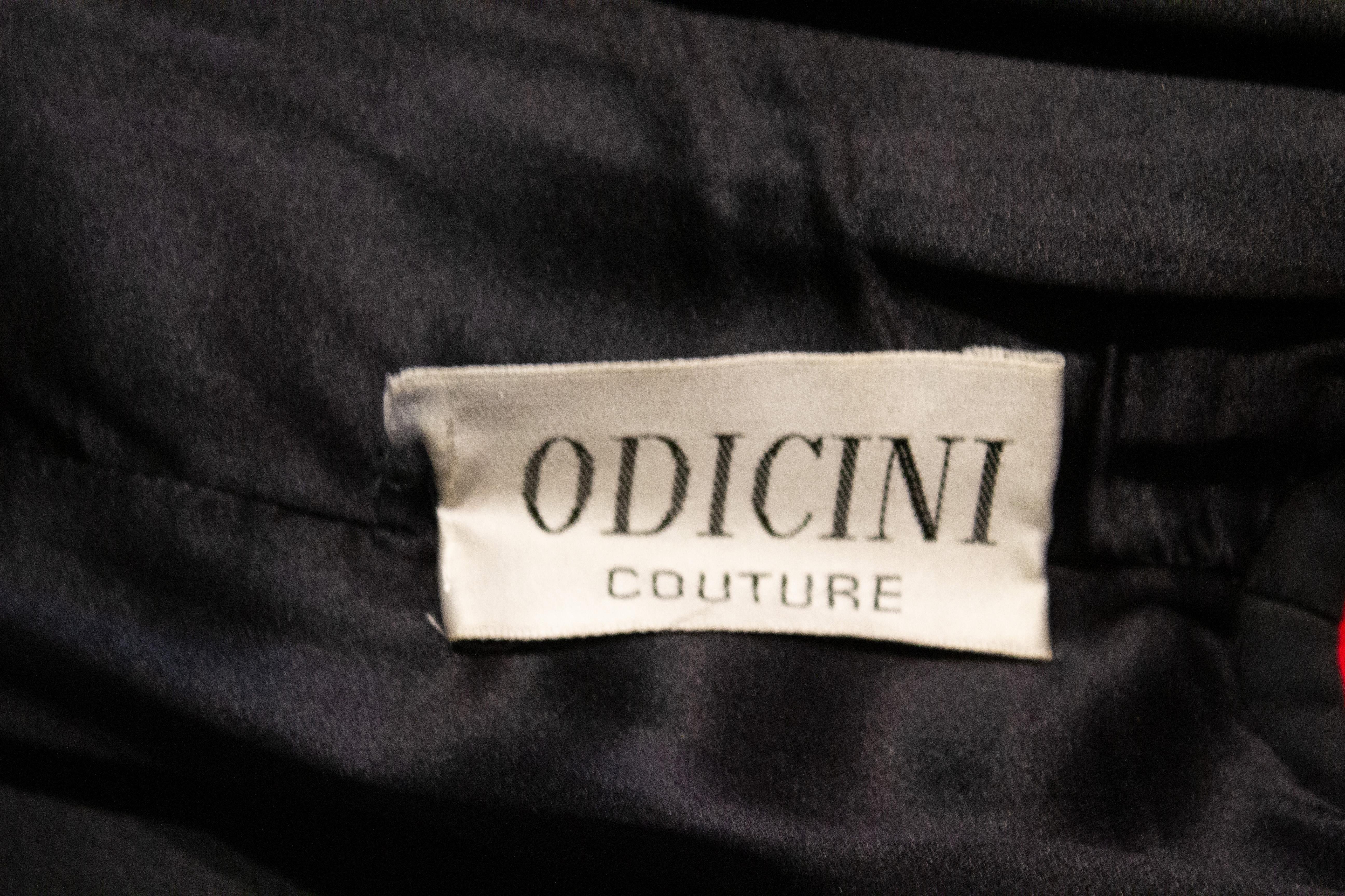 Vintage Odicini Couture Cocktail Dress 1