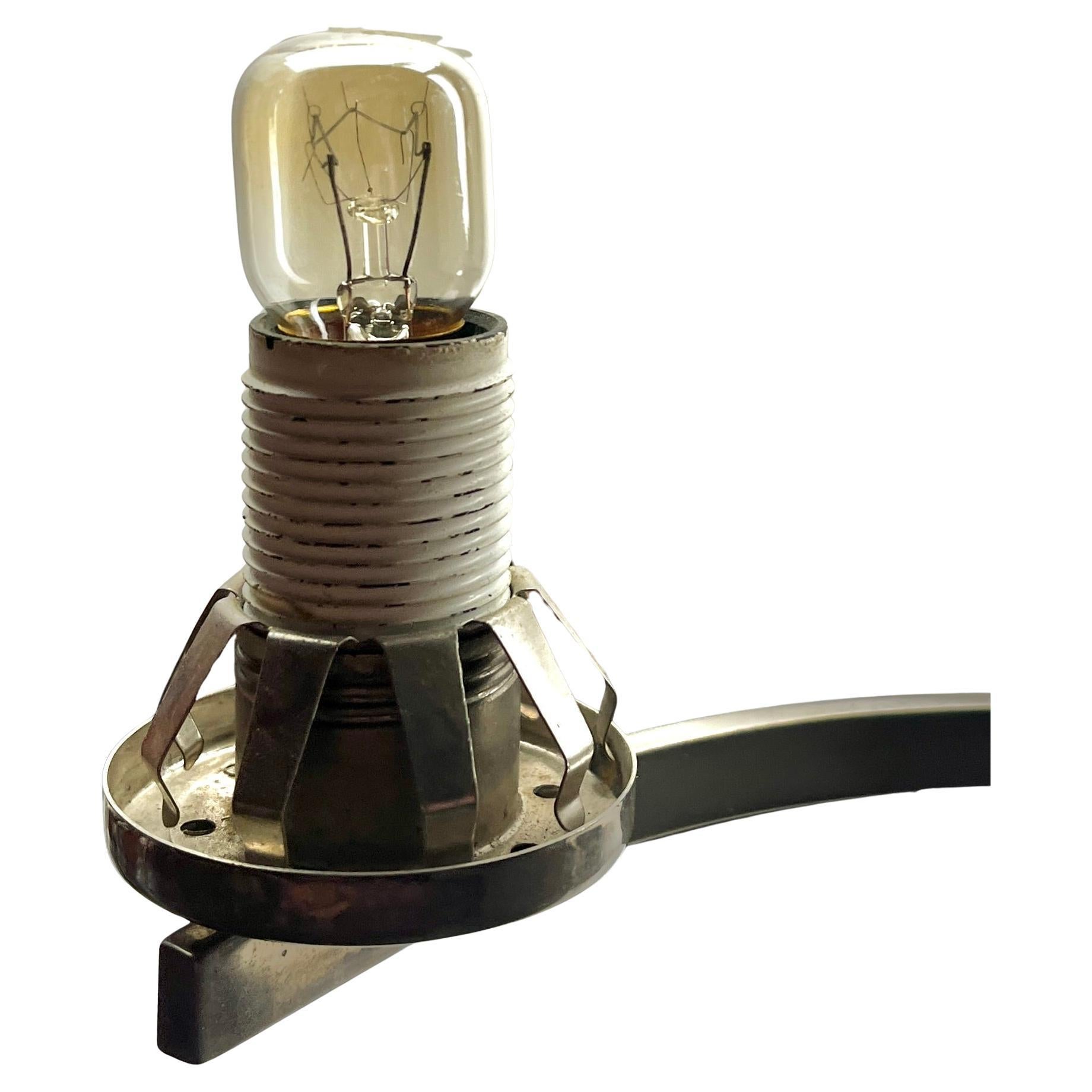 Lampada lampadario vintage a 4 bracci nello stile di Stilnovo, Italia, anni '60 in vendita 10