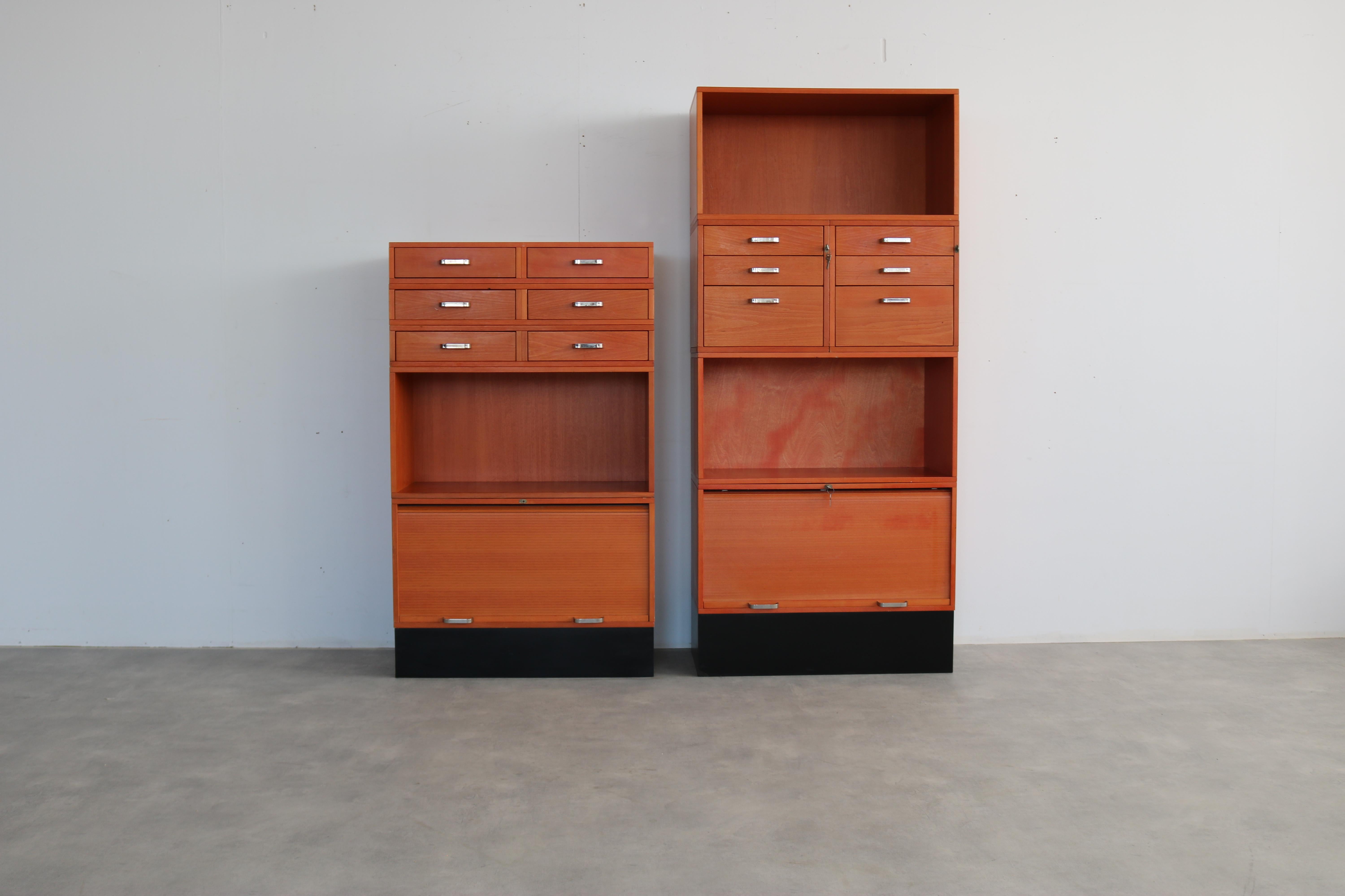 vintage office cabinet  filing cabinet  modular  Swedish

Vintage 70s office cabinet from Sweden. Complete set of 10 modules which can be 