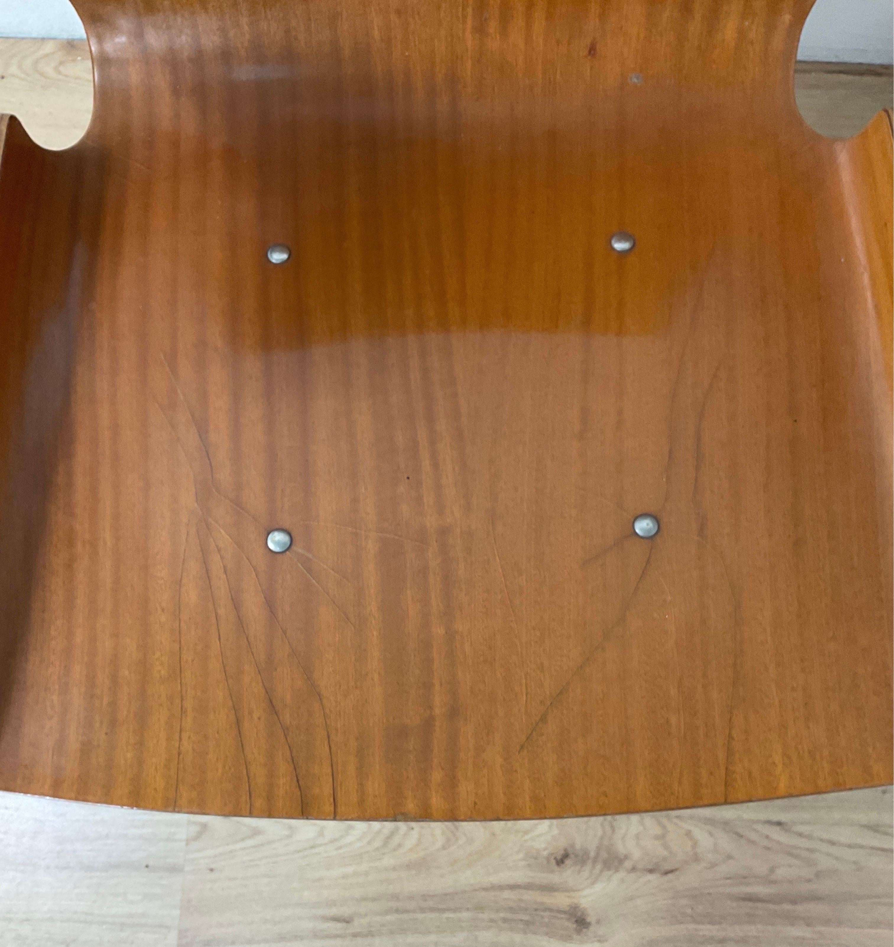Metal Vintage Office Chair Silvio Cavatorta
